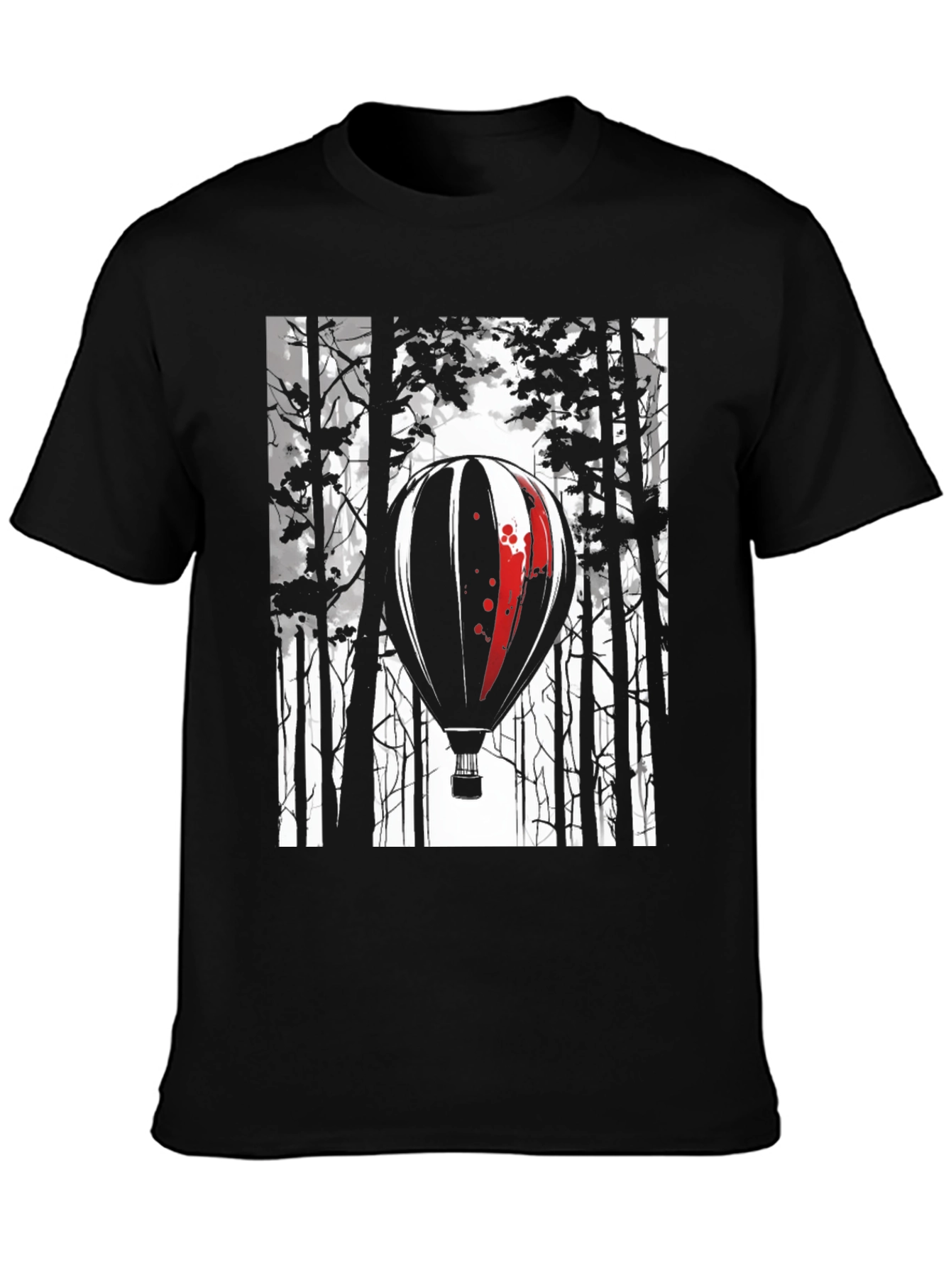 Balloon Forest Graphic Tee - Stylish Comfort