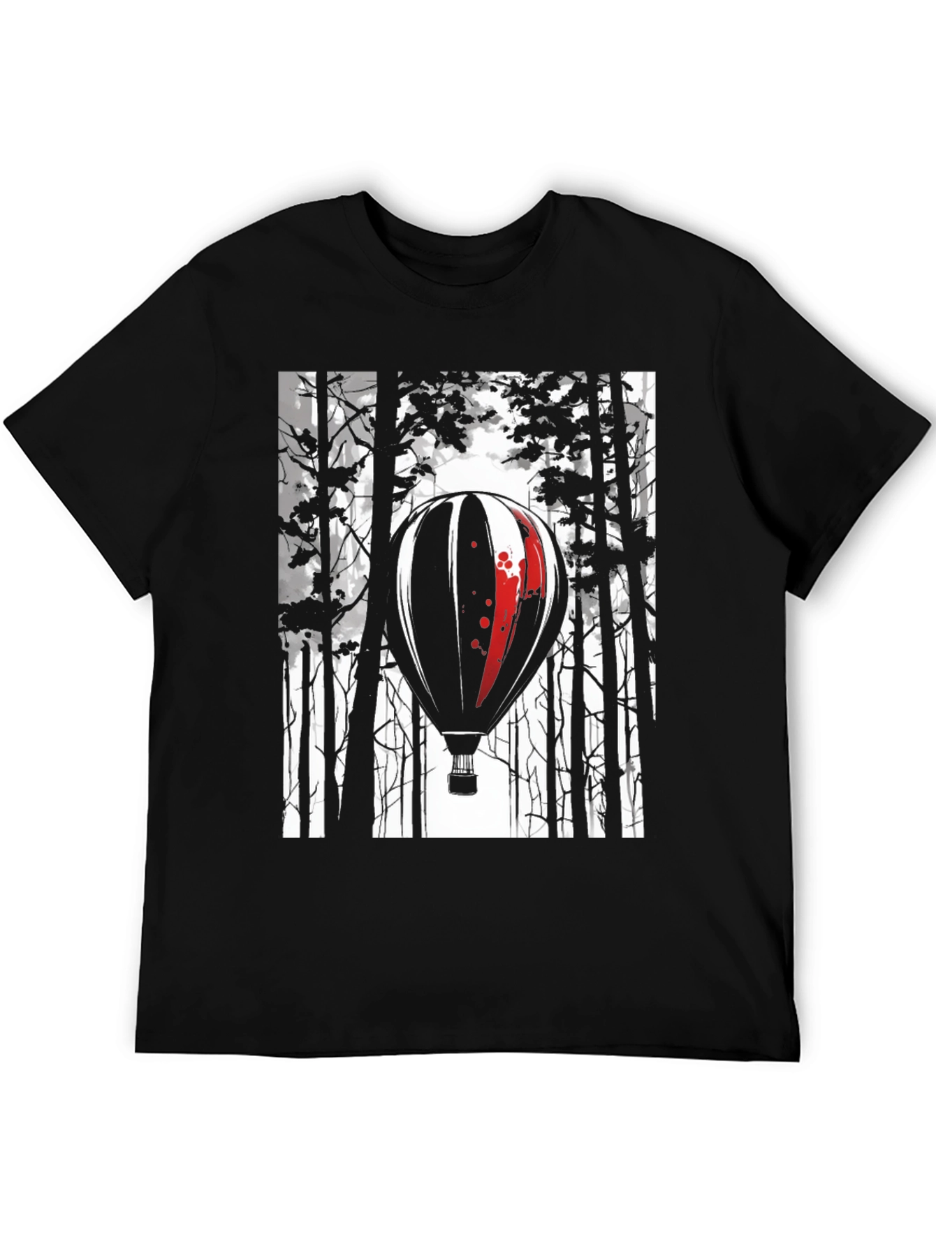 Balloon Forest Graphic Tee - Stylish Comfort