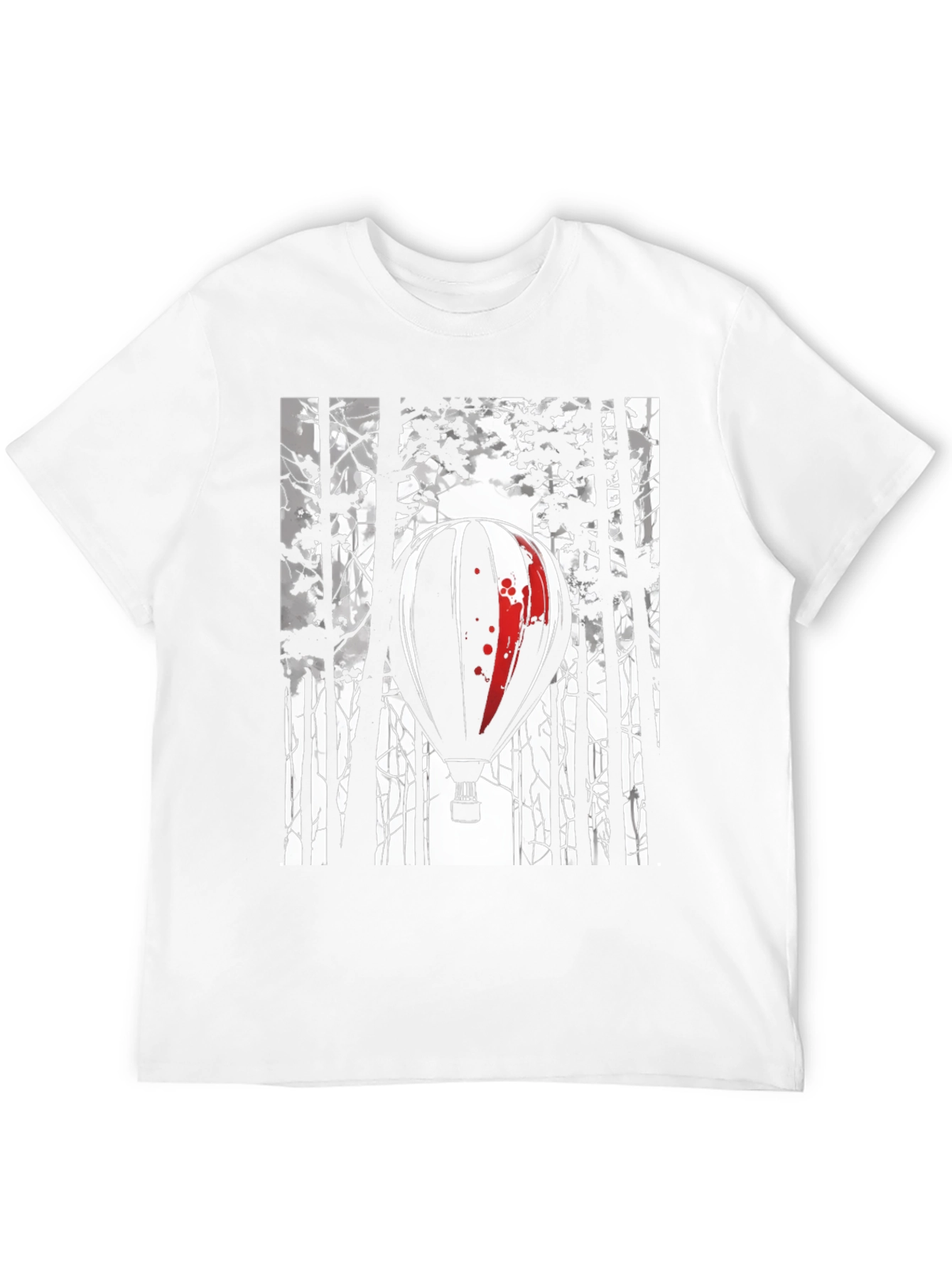 Balloon Forest Graphic Tee - Stylish Comfort