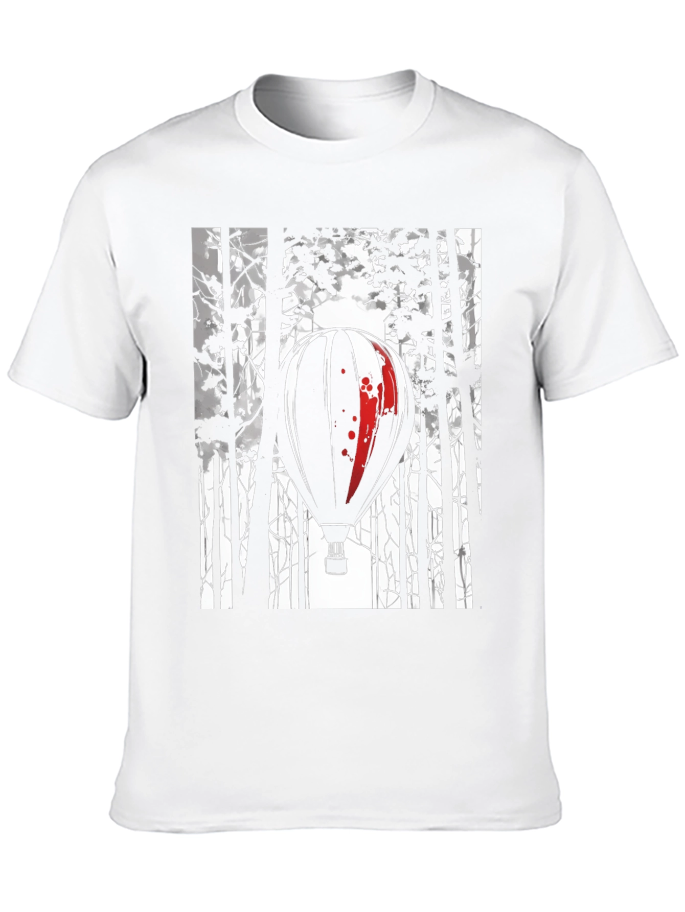 Balloon Forest Graphic Tee - Stylish Comfort