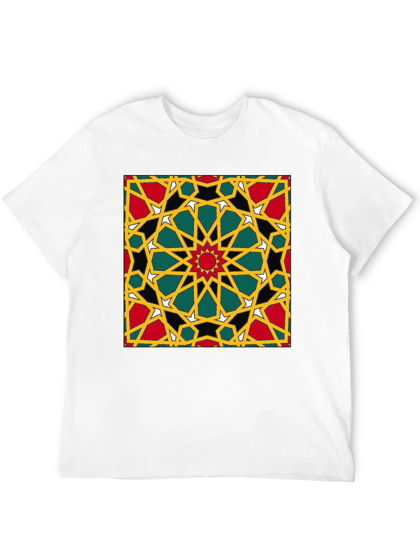 Geometric Pattern Print T-Shirt