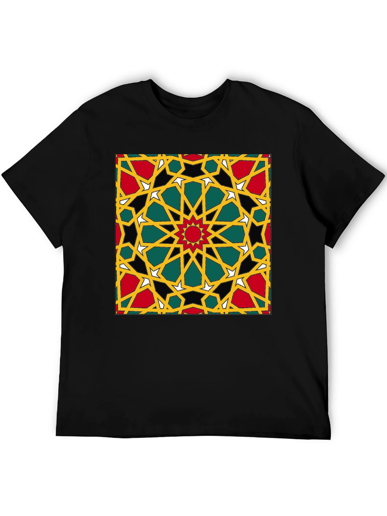 Geometric Pattern Print T-Shirt