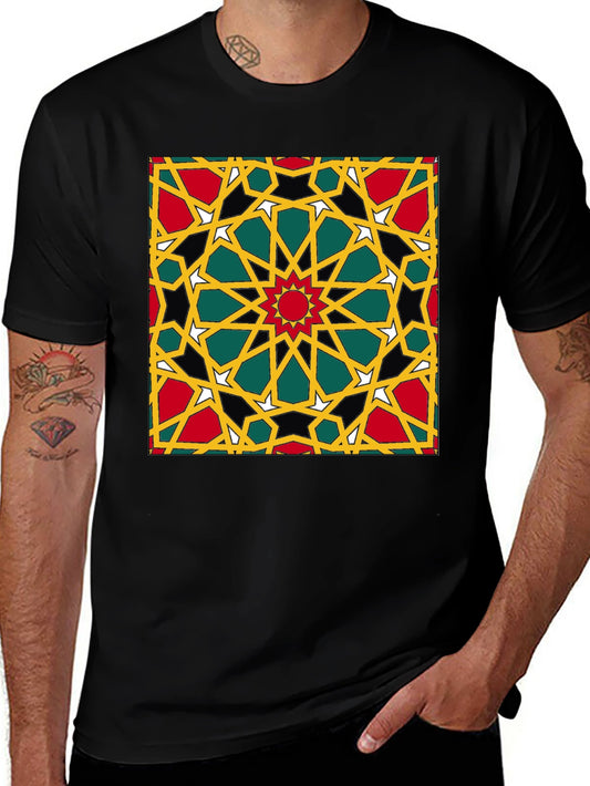 Geometric Pattern Print T-Shirt