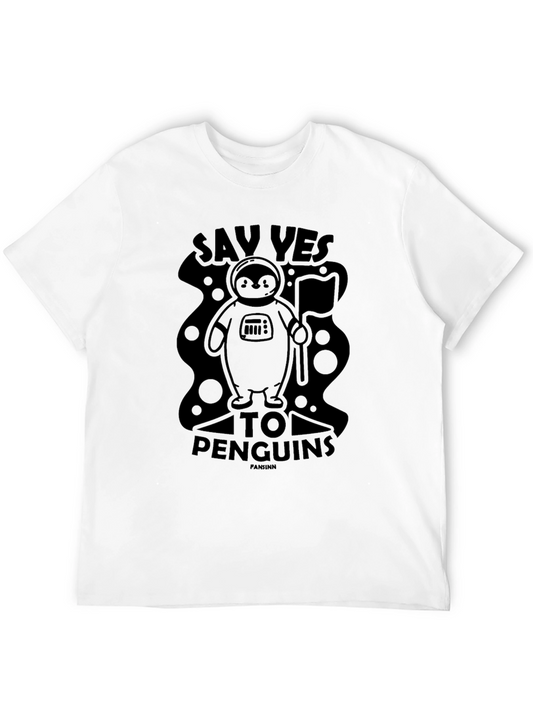 Say Yes To Penguins Graphic T-Shirt