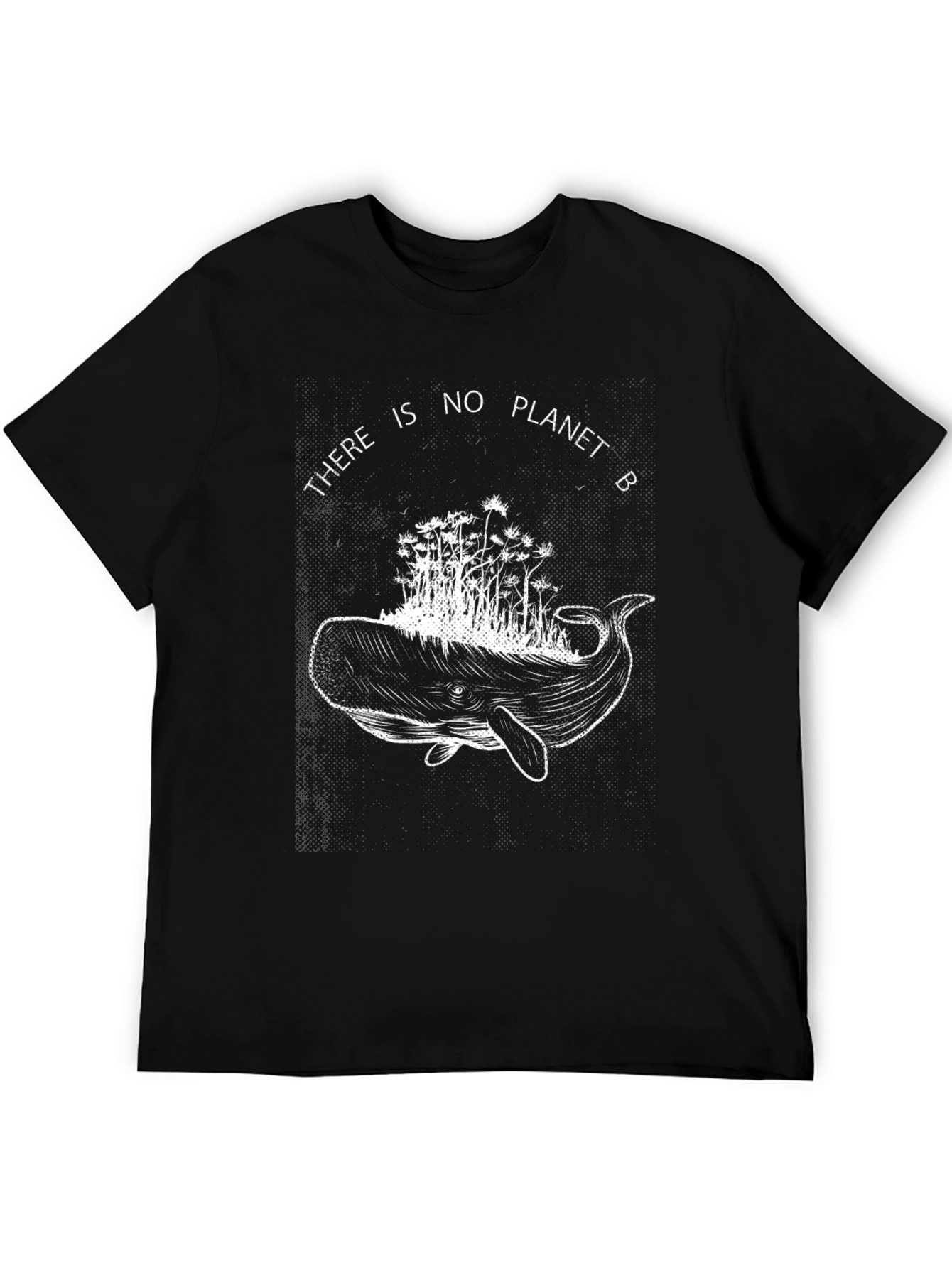 Planet B Whale Graphic Tee - Black