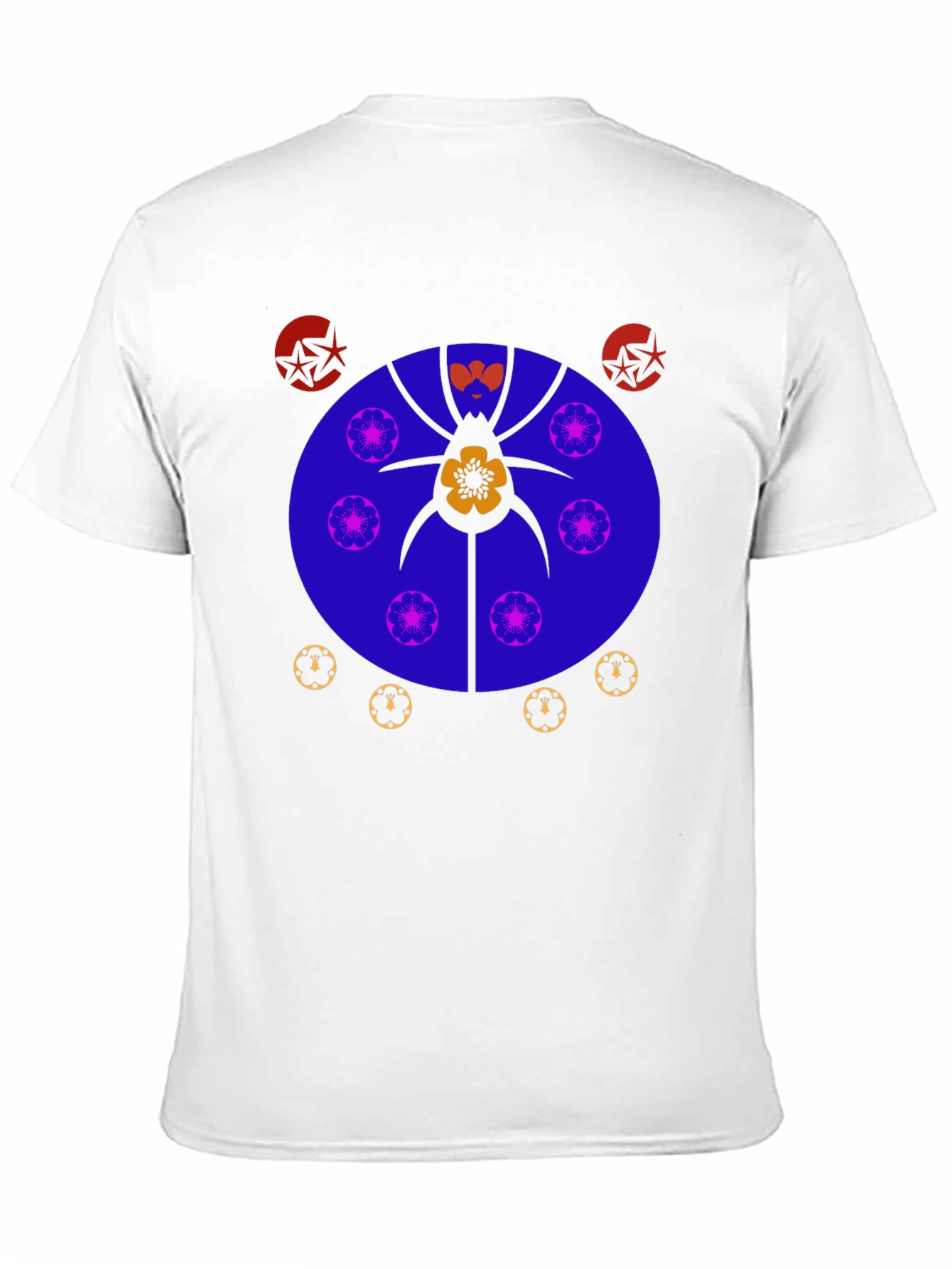 Abstract Graphic Print Tee - Unique Design