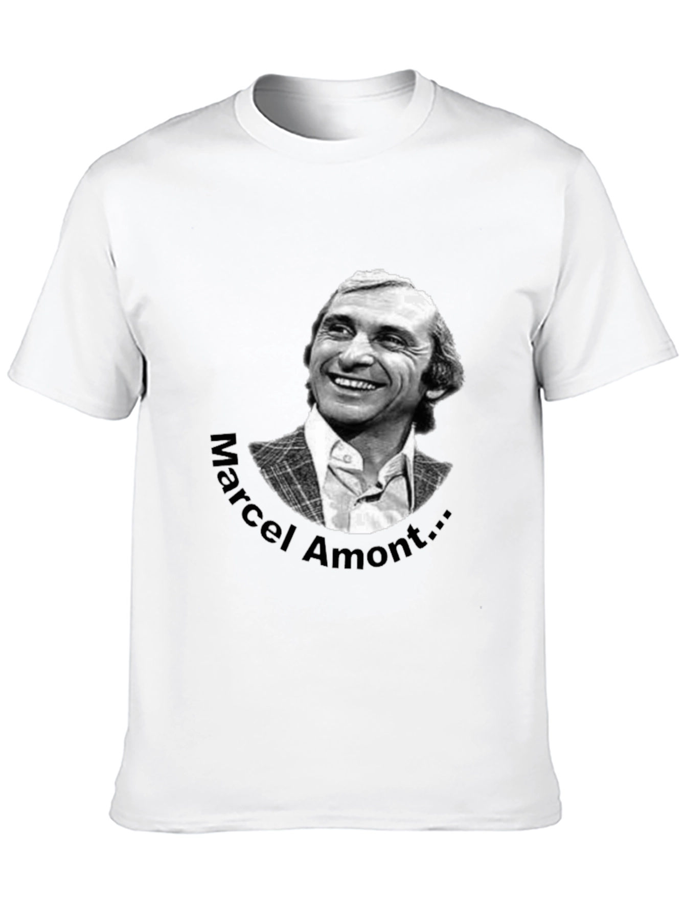 Marcel Amont Graphic Tee - Black Cotton T-Shirt