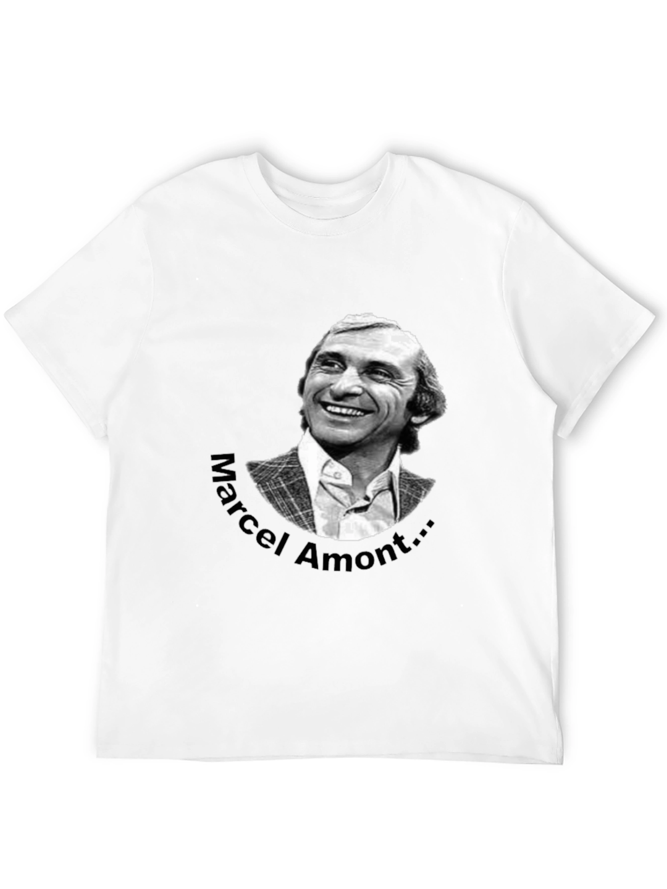 Marcel Amont Graphic Tee - Black Cotton T-Shirt