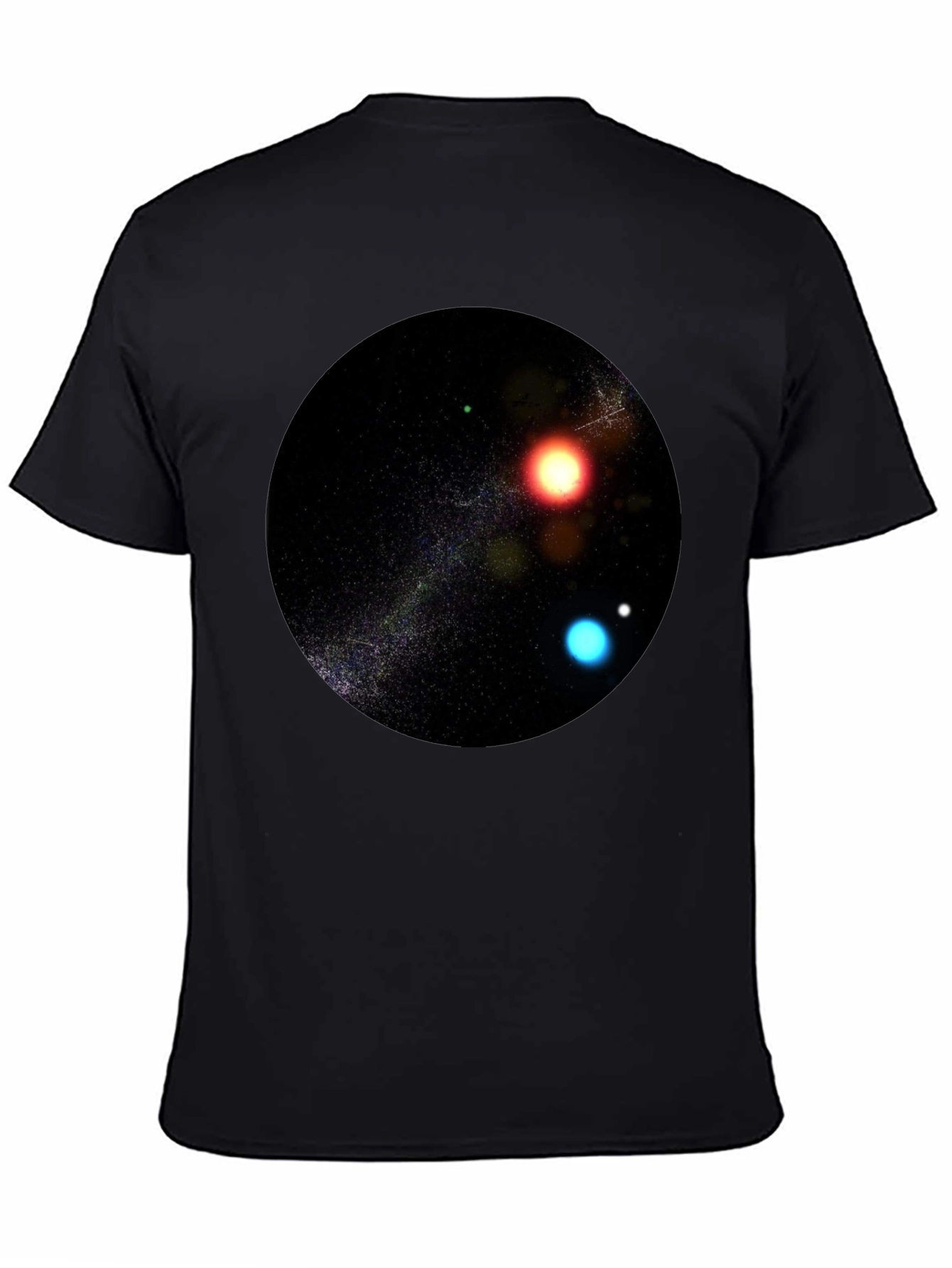 Galaxy Sphere Graphic Tee - Black