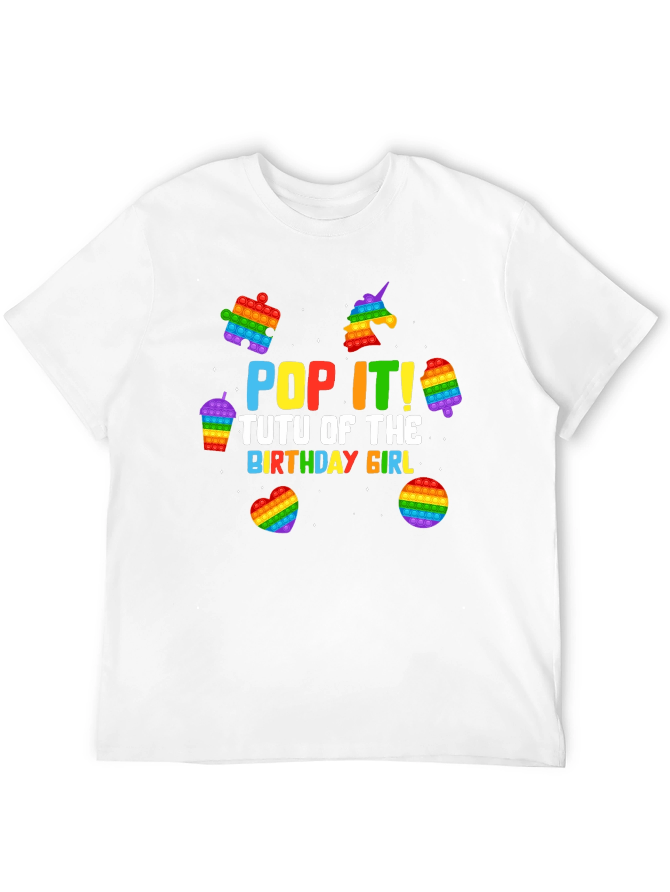 Pop It Birthday Girl T-Shirt
