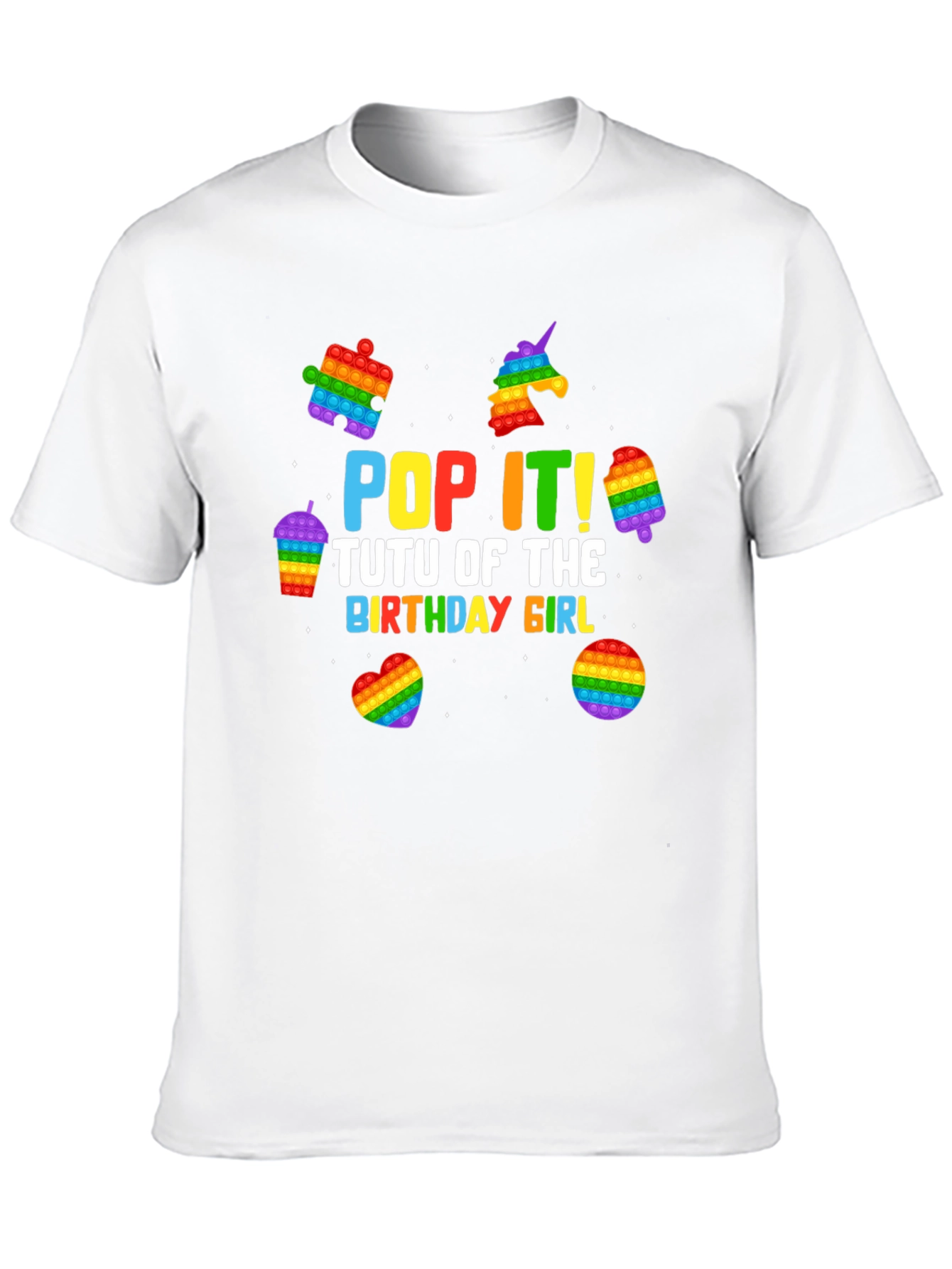 Pop It Birthday Girl T-Shirt