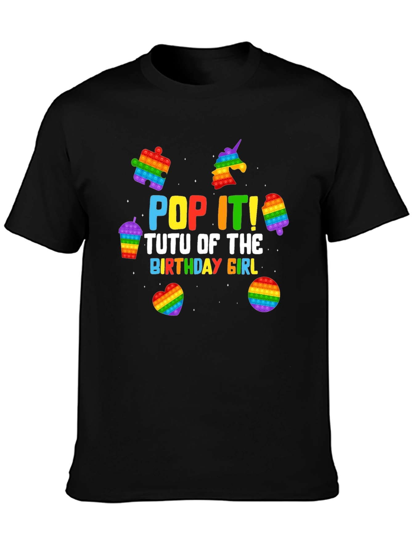 Pop It Birthday Girl T-Shirt