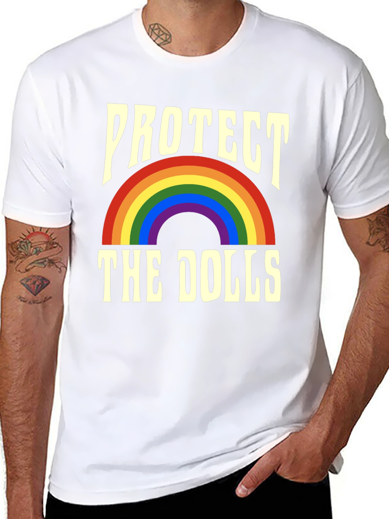 Protect The Dolls Pride T-Shirt