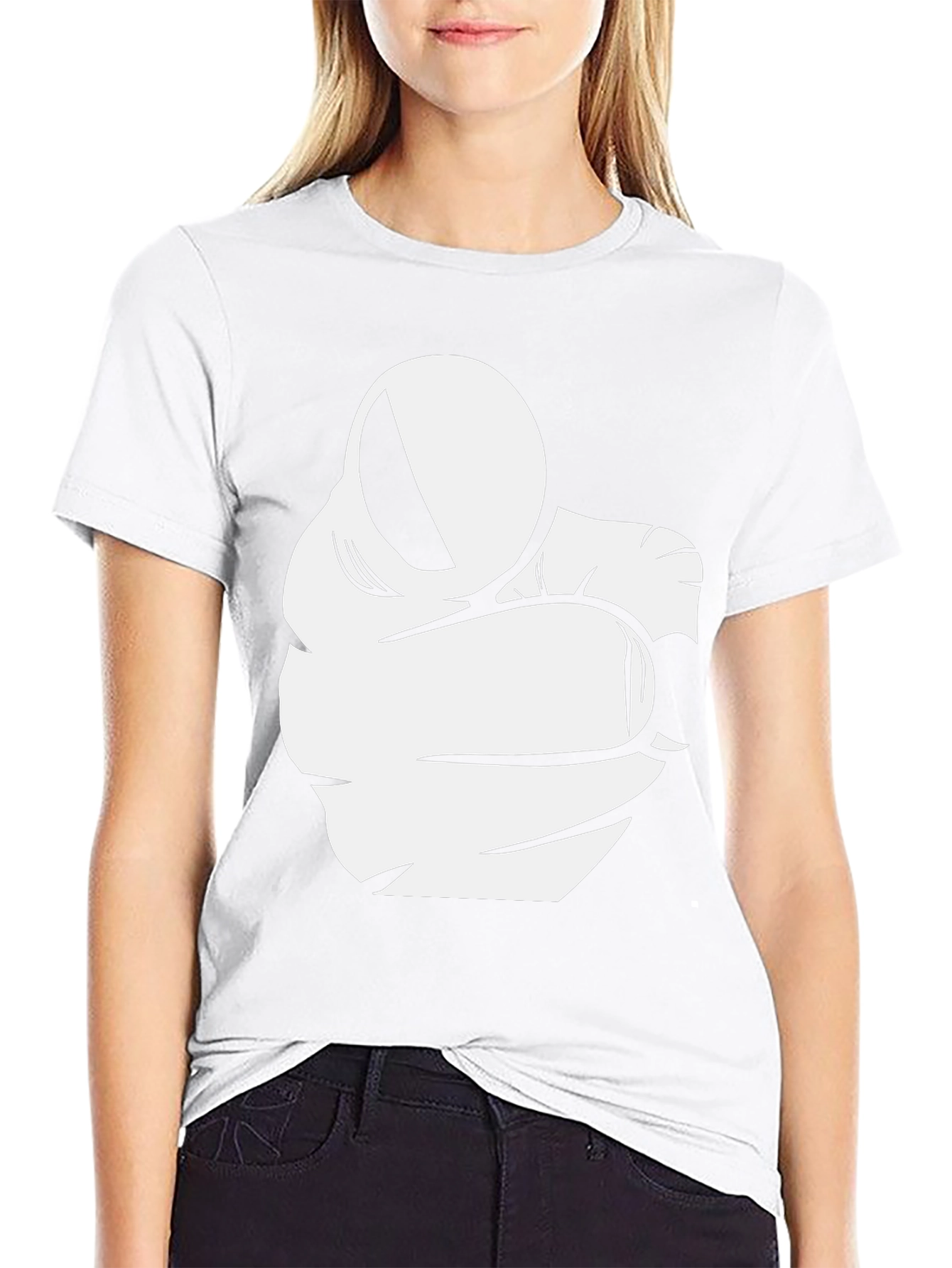 Pointing Finger Graphic Black T-Shirt