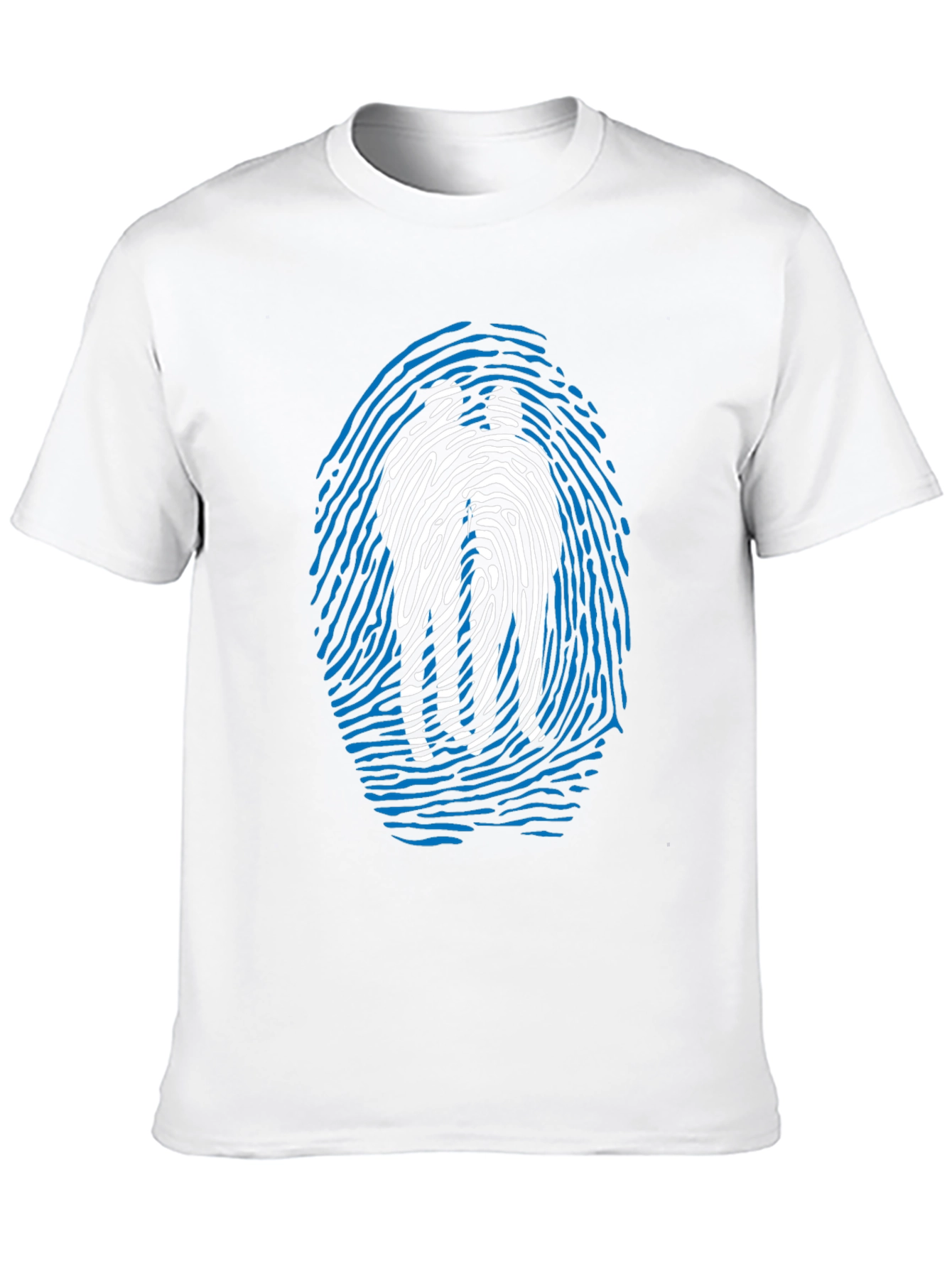 Fingerprint Silhouette Black T-Shirt