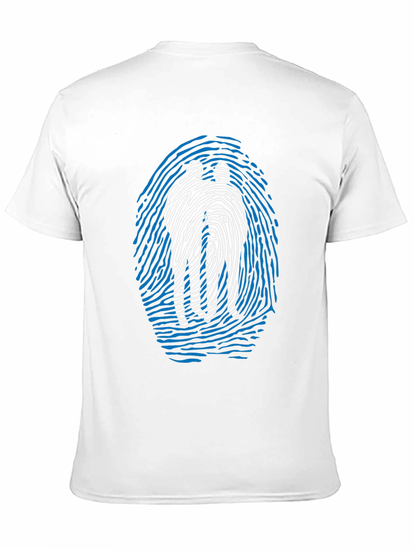 Fingerprint Silhouette Black T-Shirt