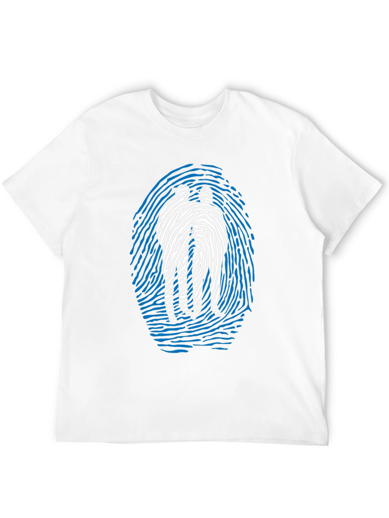 Fingerprint Silhouette Black T-Shirt