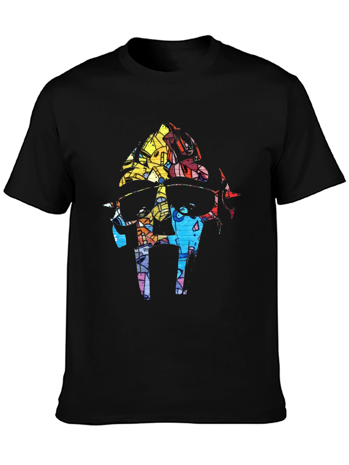 Abstract MF DOOM T-Shirt - Black Graphic Tee
