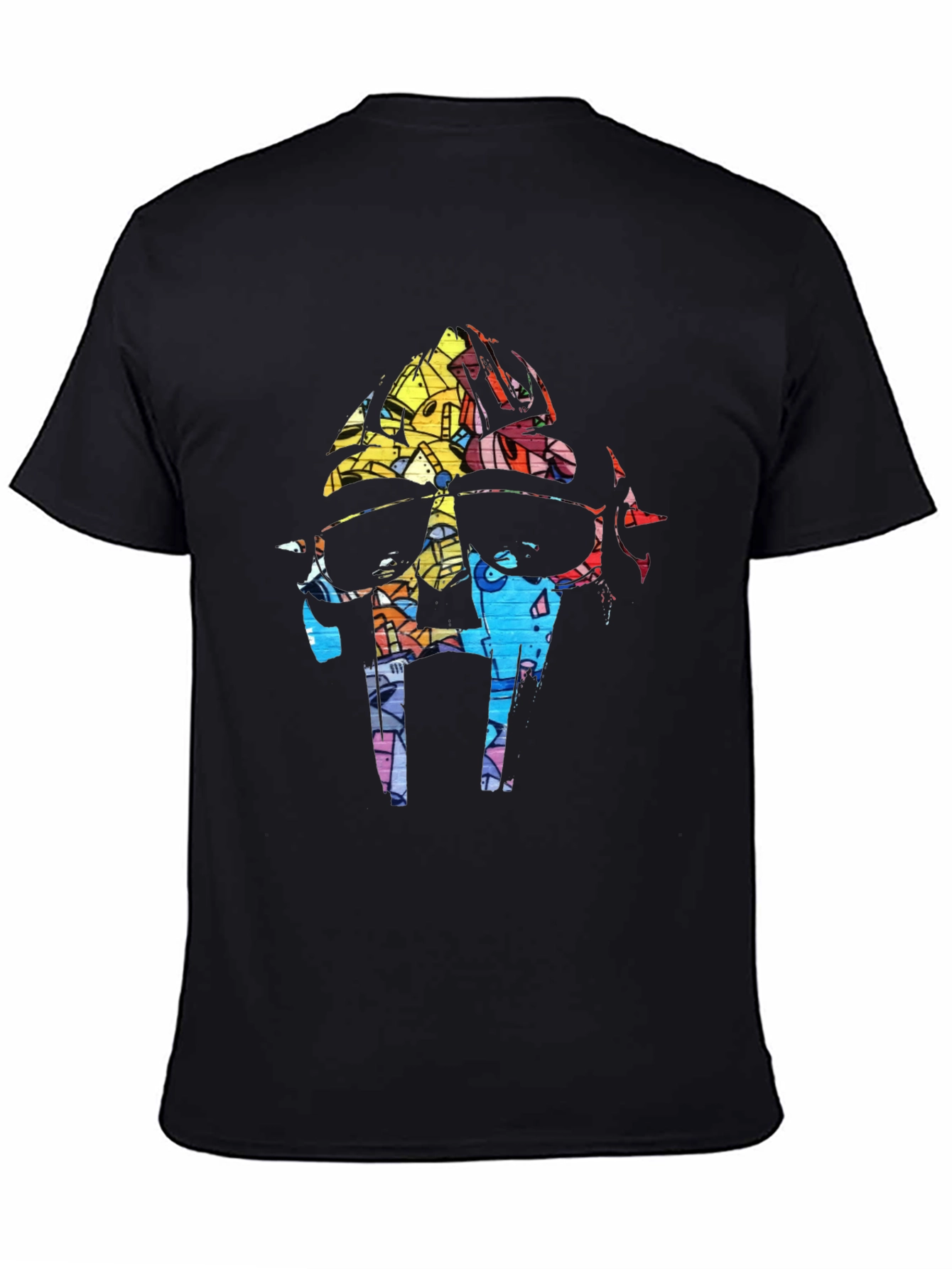 Abstract MF DOOM T-Shirt - Black Graphic Tee
