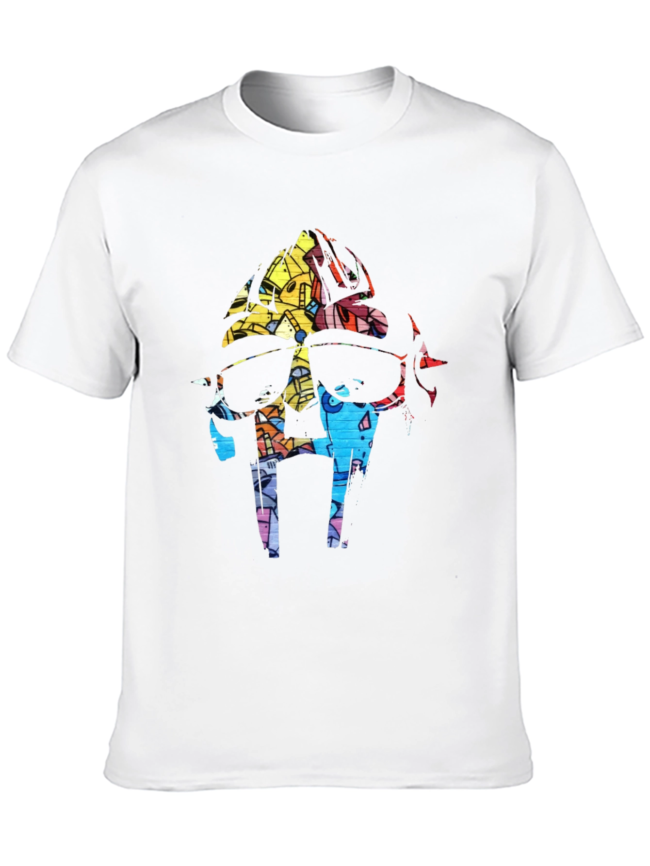 Abstract MF DOOM T-Shirt - Black Graphic Tee