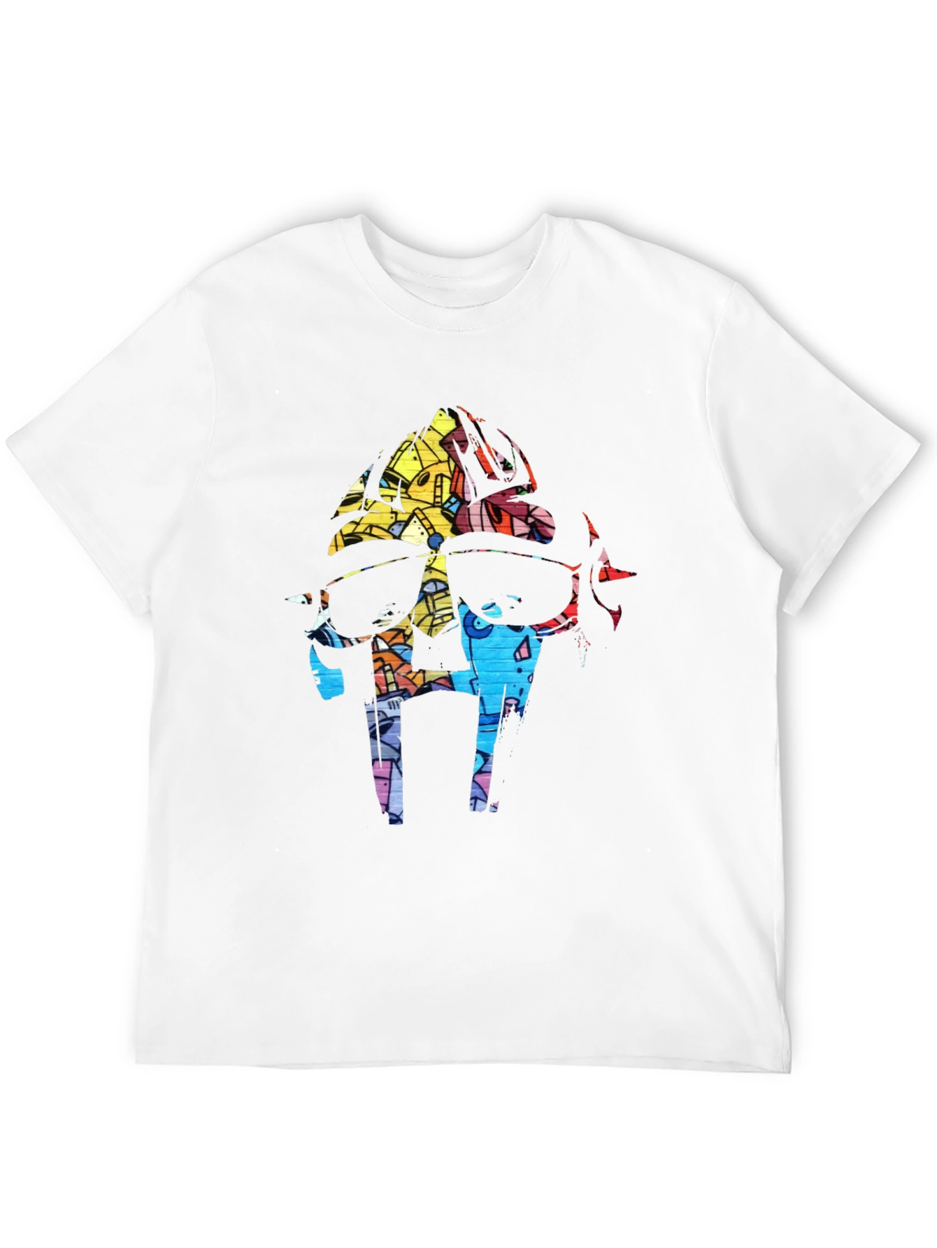 Abstract MF DOOM T-Shirt - Black Graphic Tee