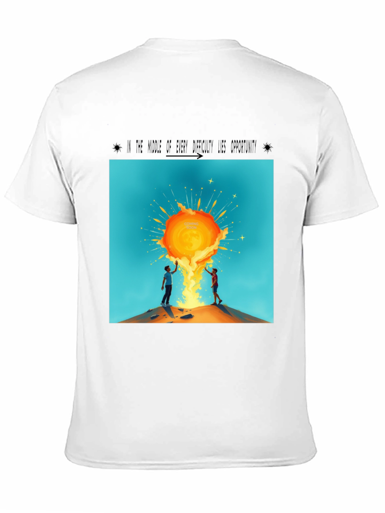 Sunburst Graphic Tee - Unisex Black T-Shirt