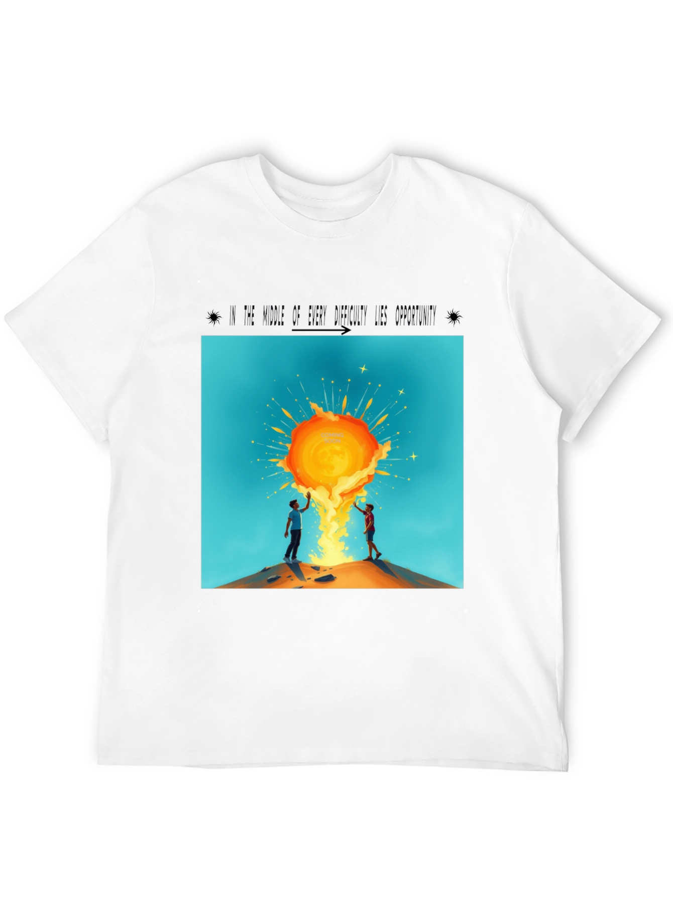 Sunburst Graphic Tee - Unisex Black T-Shirt