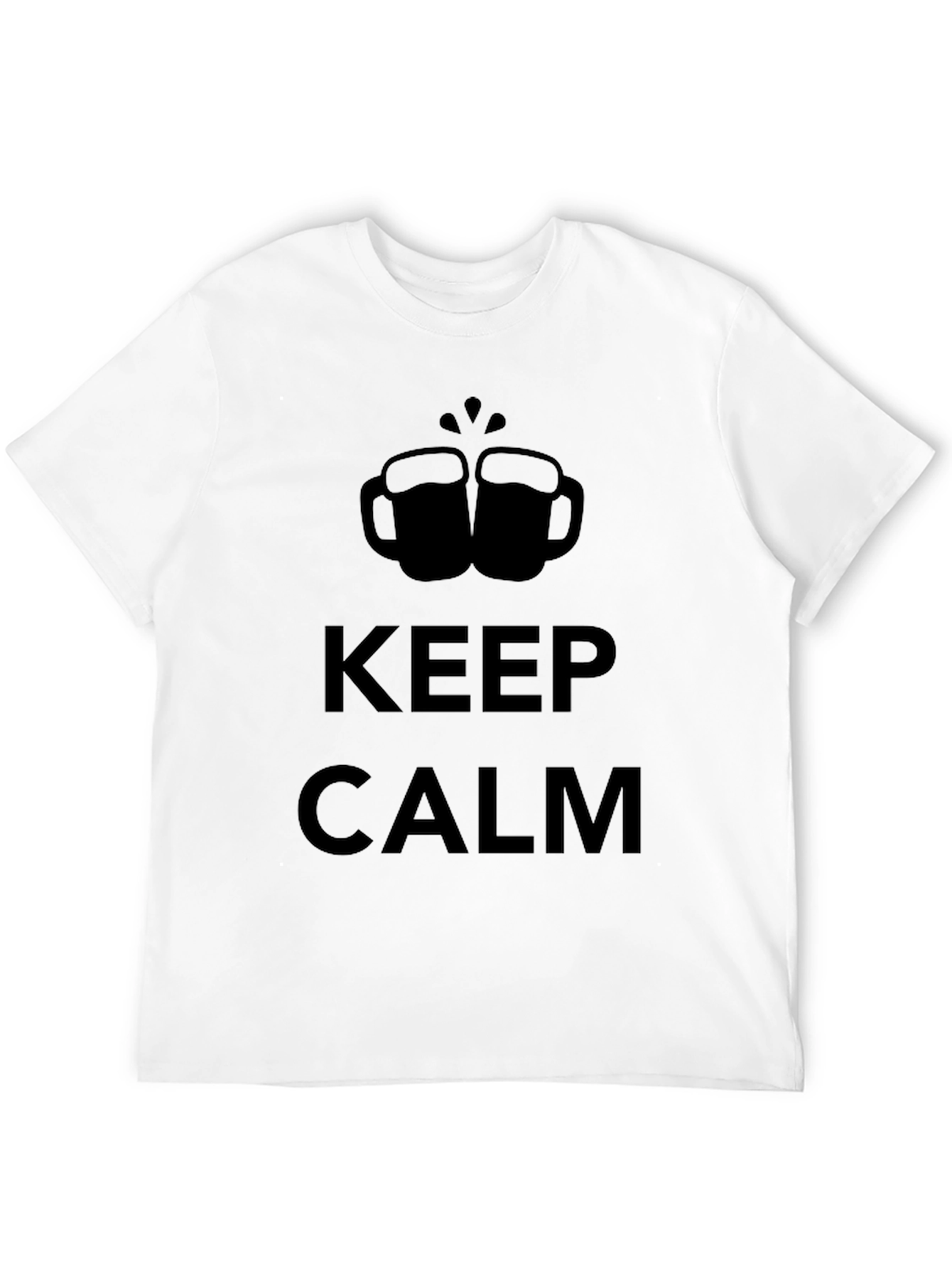 Keep Calm Toast T-Shirt - Black Graphic Tee