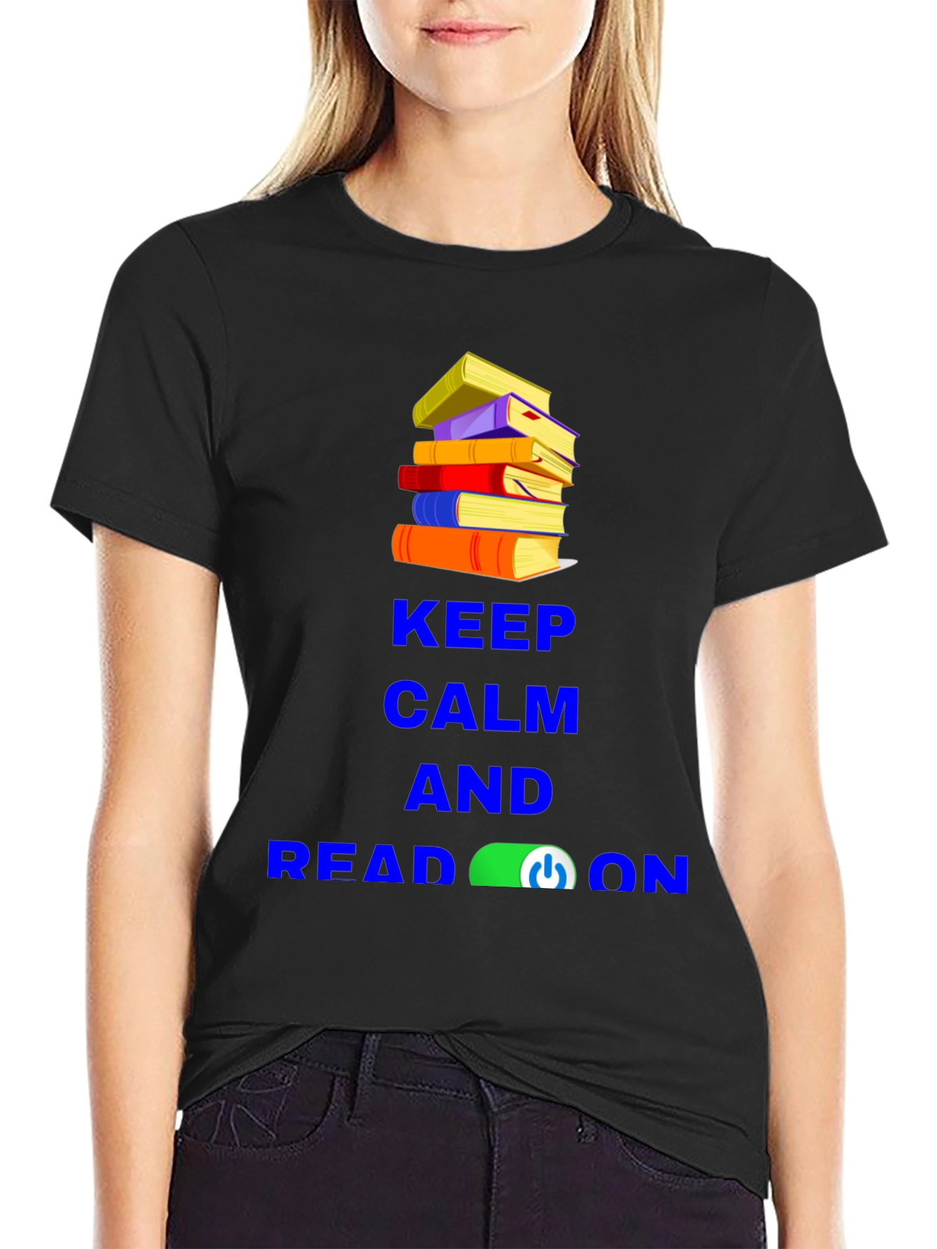 Keep Calm and Read On T-Shirt