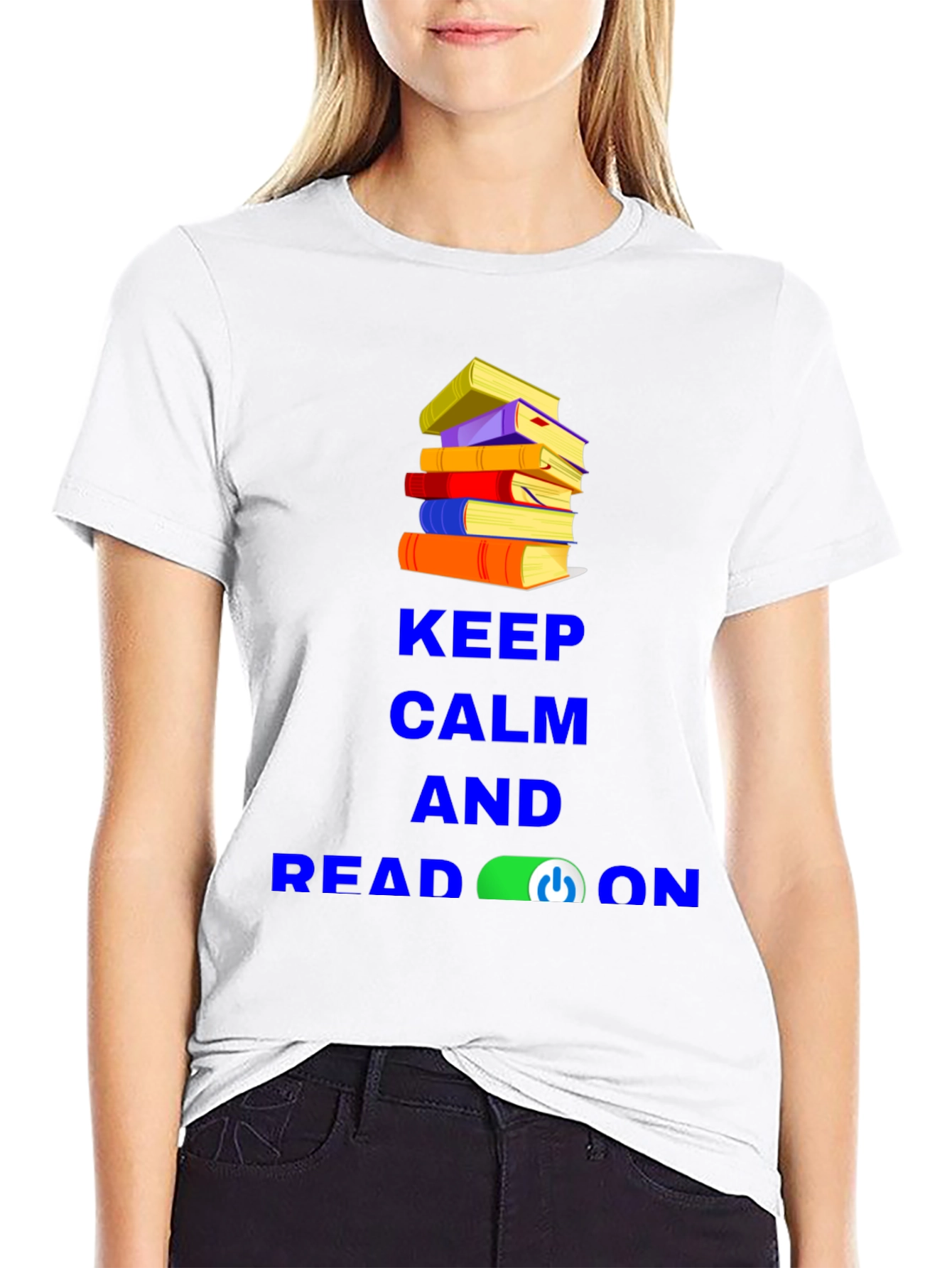 Keep Calm and Read On T-Shirt
