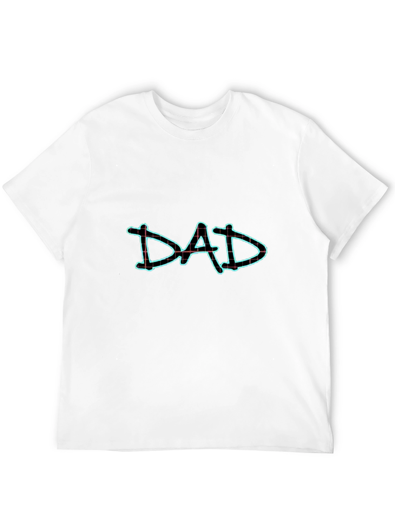 Dad Graphic Tee - Black Cotton Blend T-Shirt