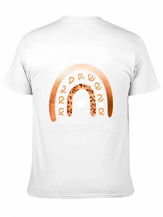 Multiple Sclerosis Strong Rainbow T-Shirt