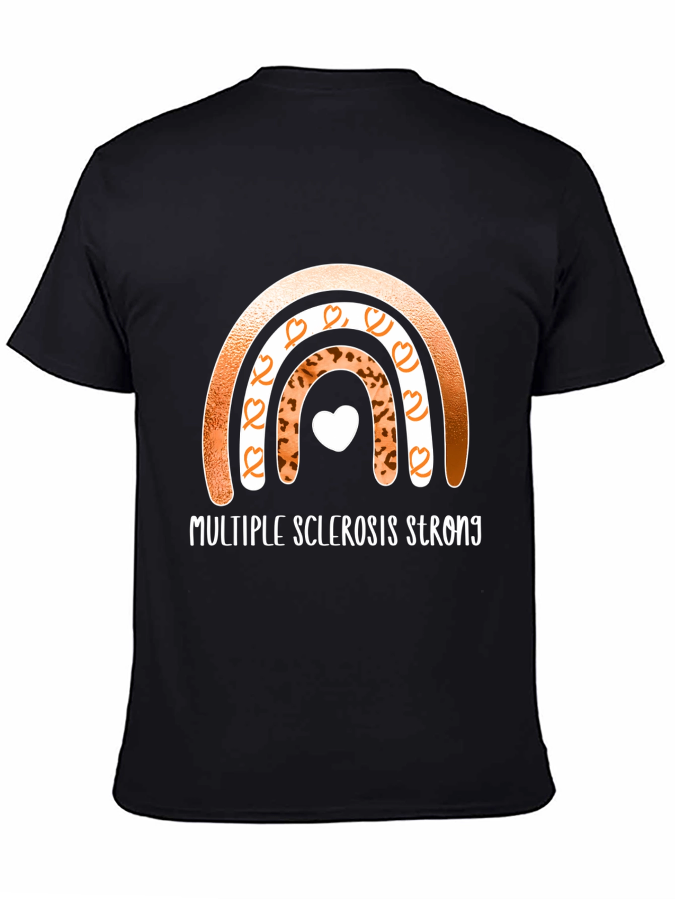 Multiple Sclerosis Strong Rainbow T-Shirt