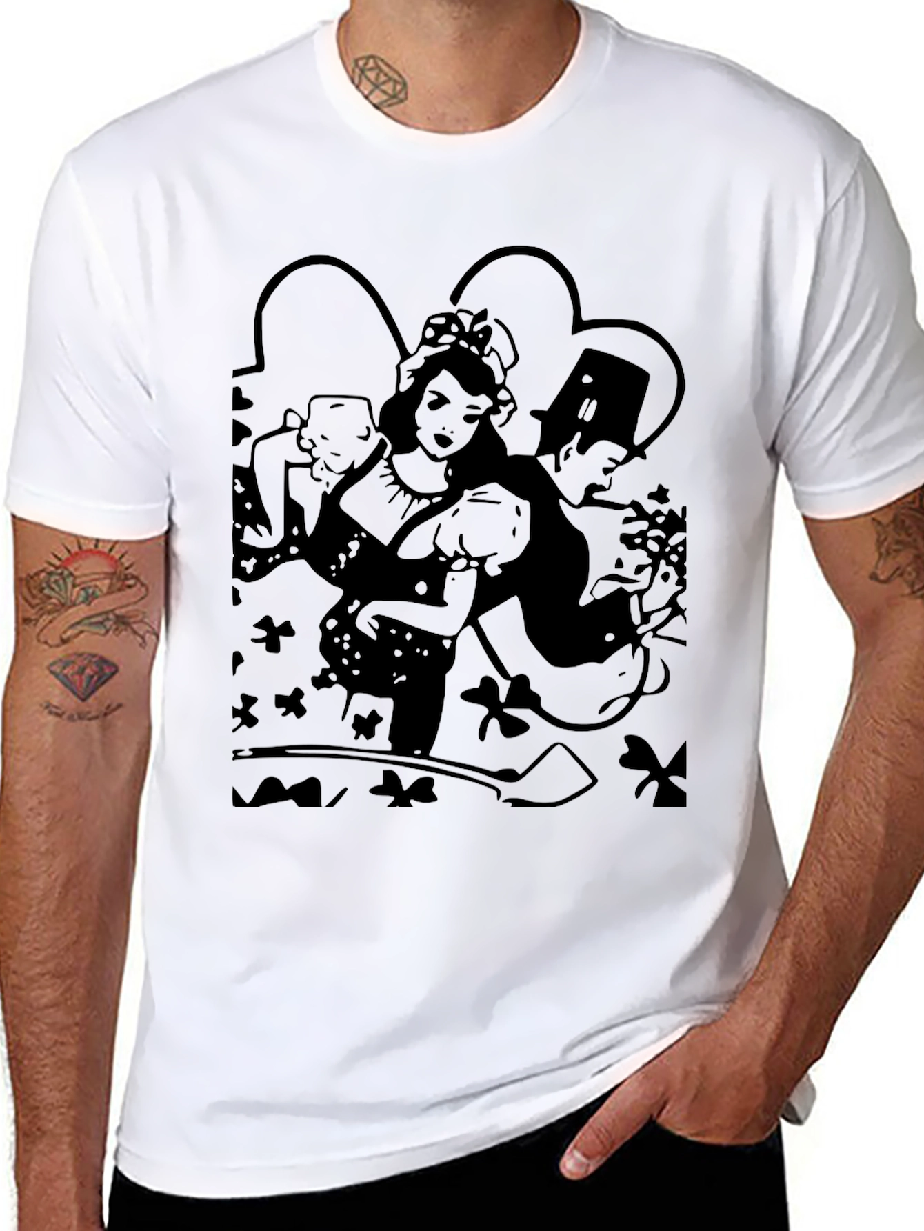 St. Patricks Day Graphic Tee - Black