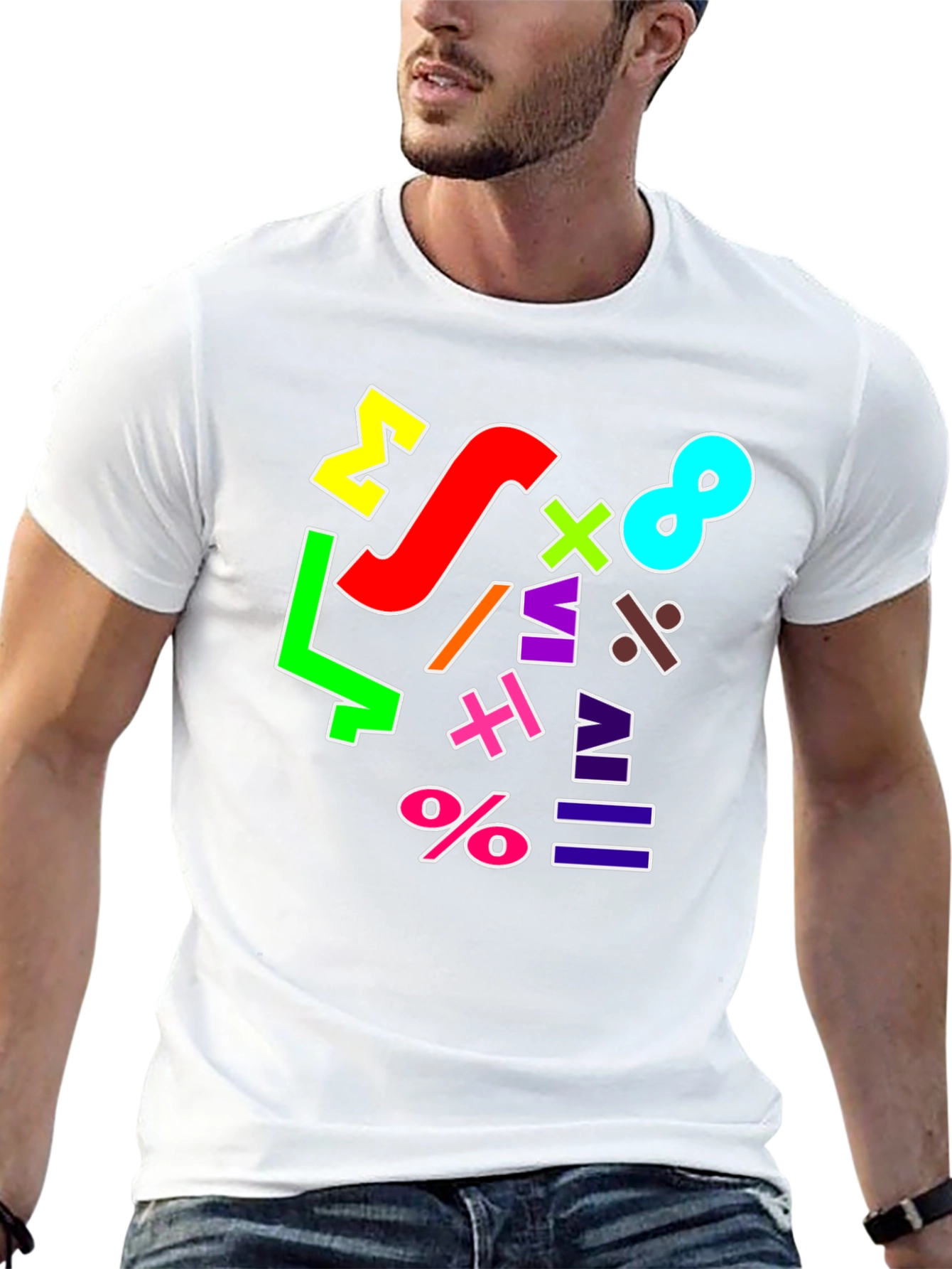 Colorful Math Symbols T-Shirt