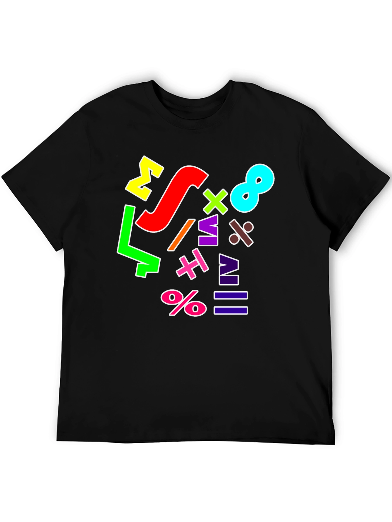 Colorful Math Symbols T-Shirt