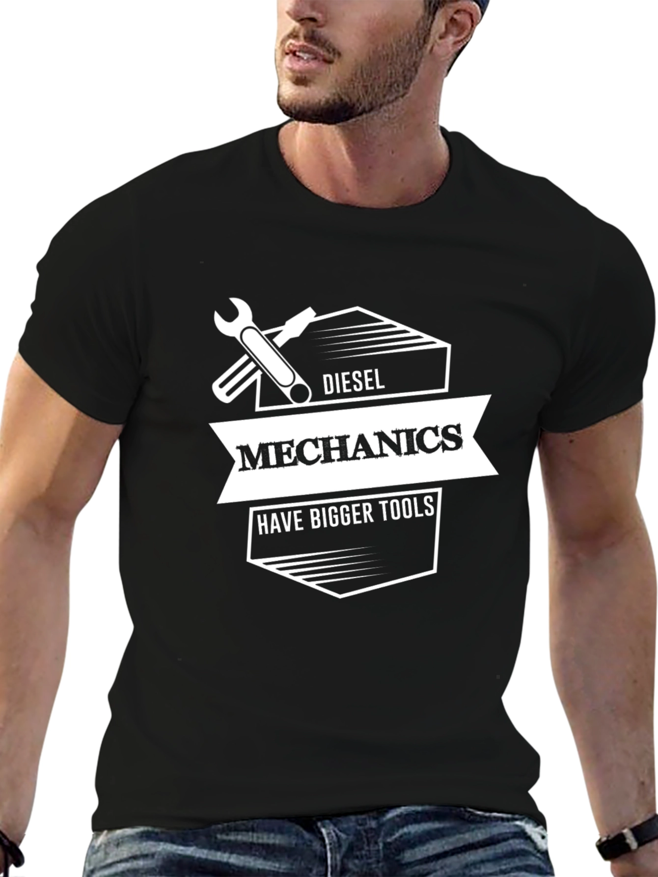 Diesel Mechanics Bigger Tools Graphic T-Shirt