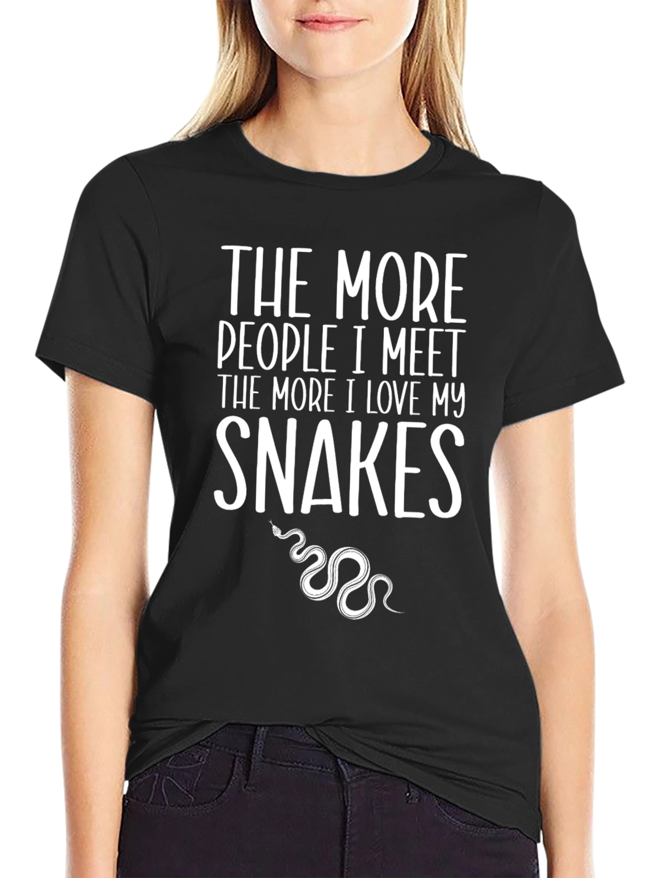 Snakes Lover T-Shirt - More People I Meet...