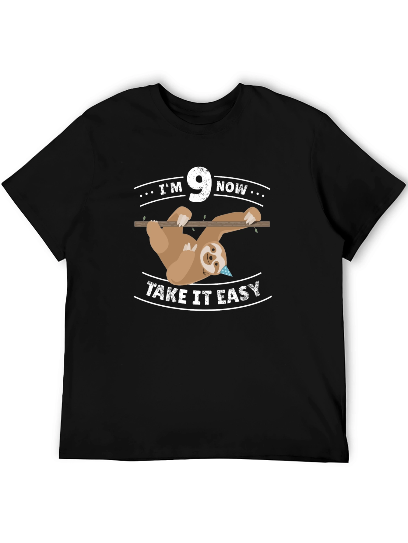 Im 9 Now Sloth Birthday T-Shirt
