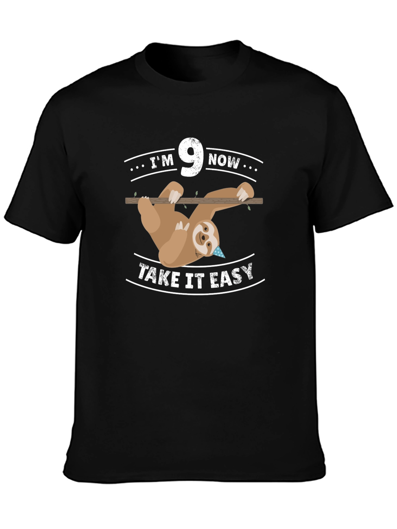 Im 9 Now Sloth Birthday T-Shirt