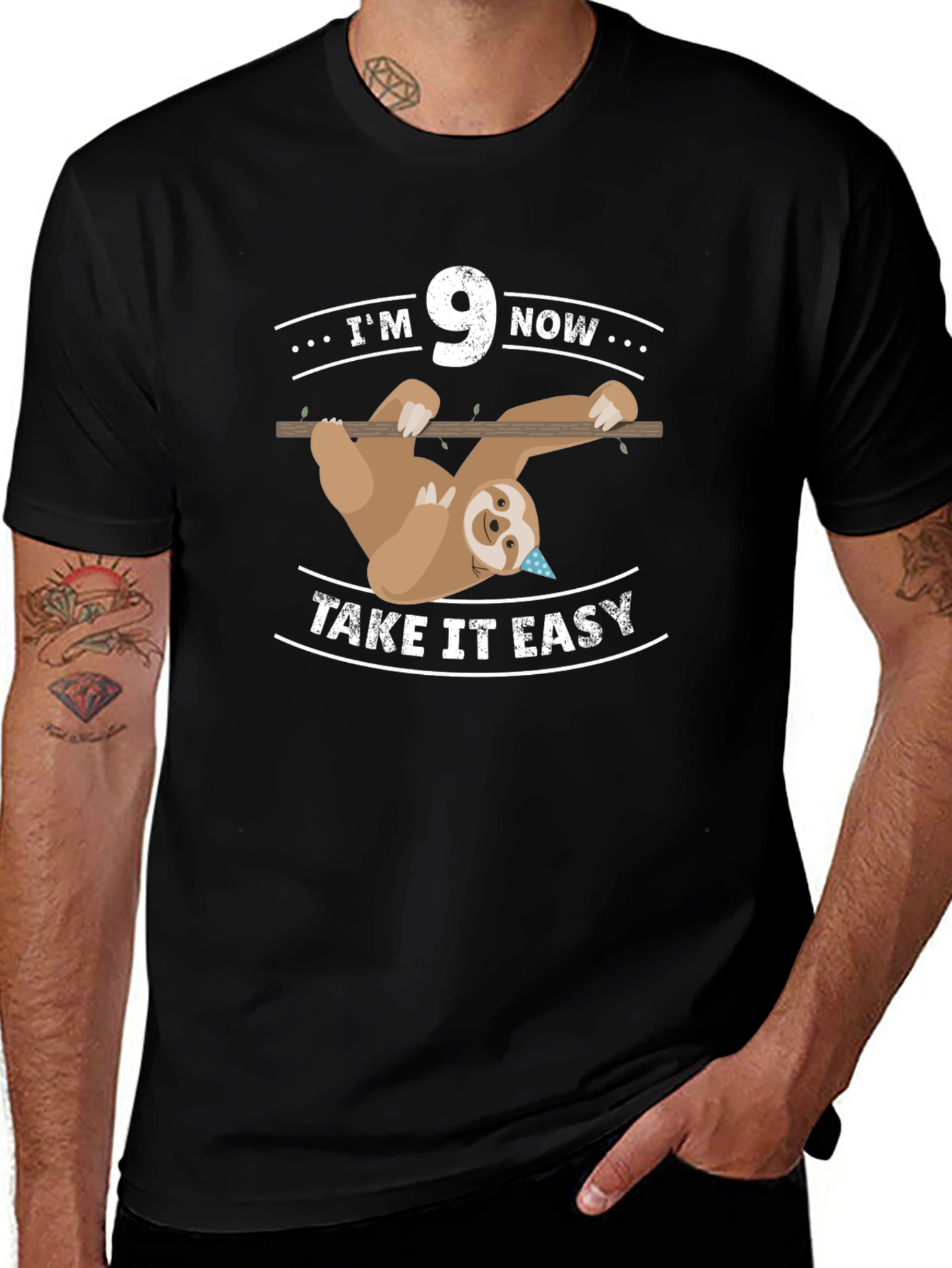 Im 9 Now Sloth Birthday T-Shirt