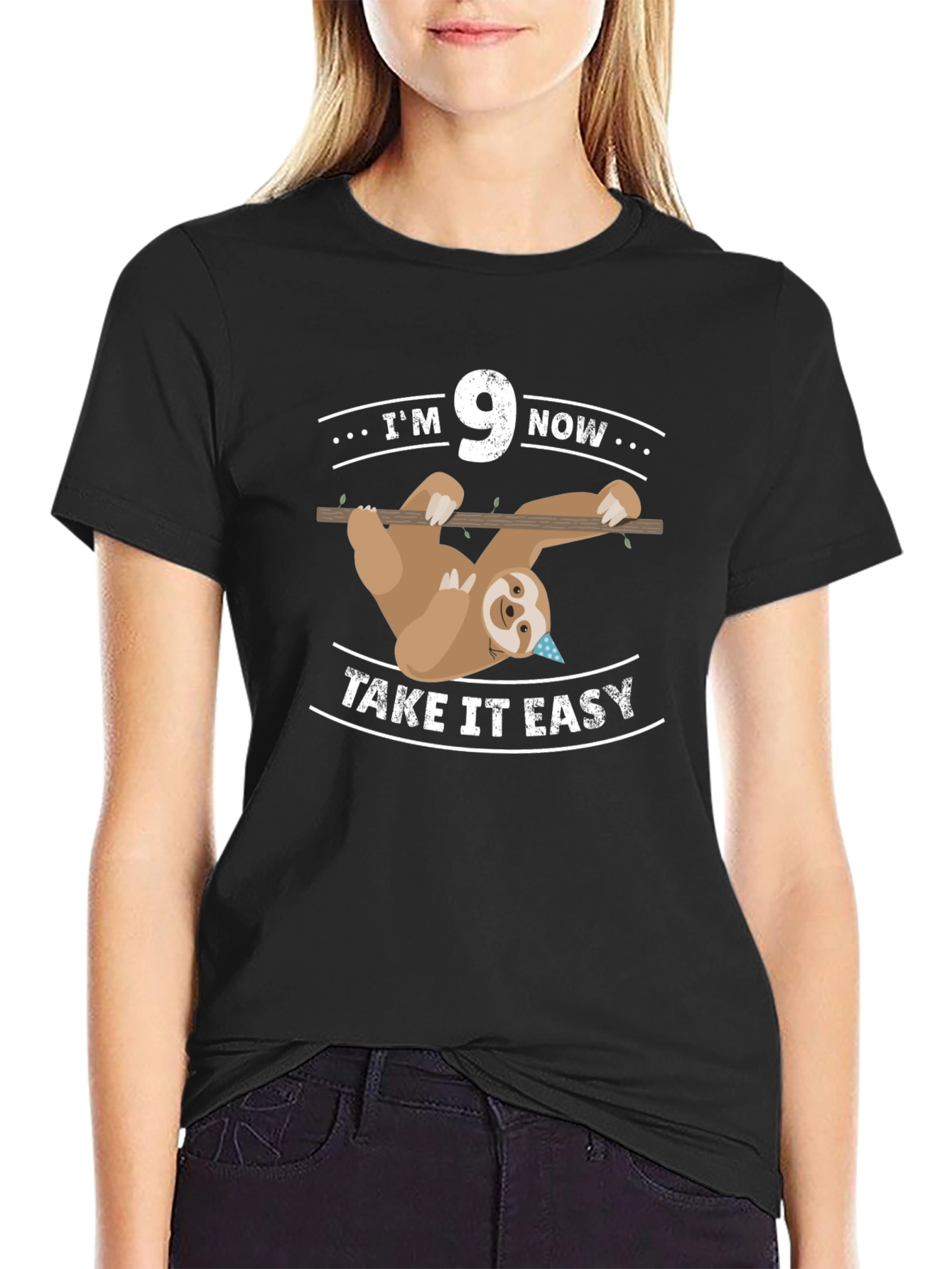Im 9 Now Sloth Birthday T-Shirt