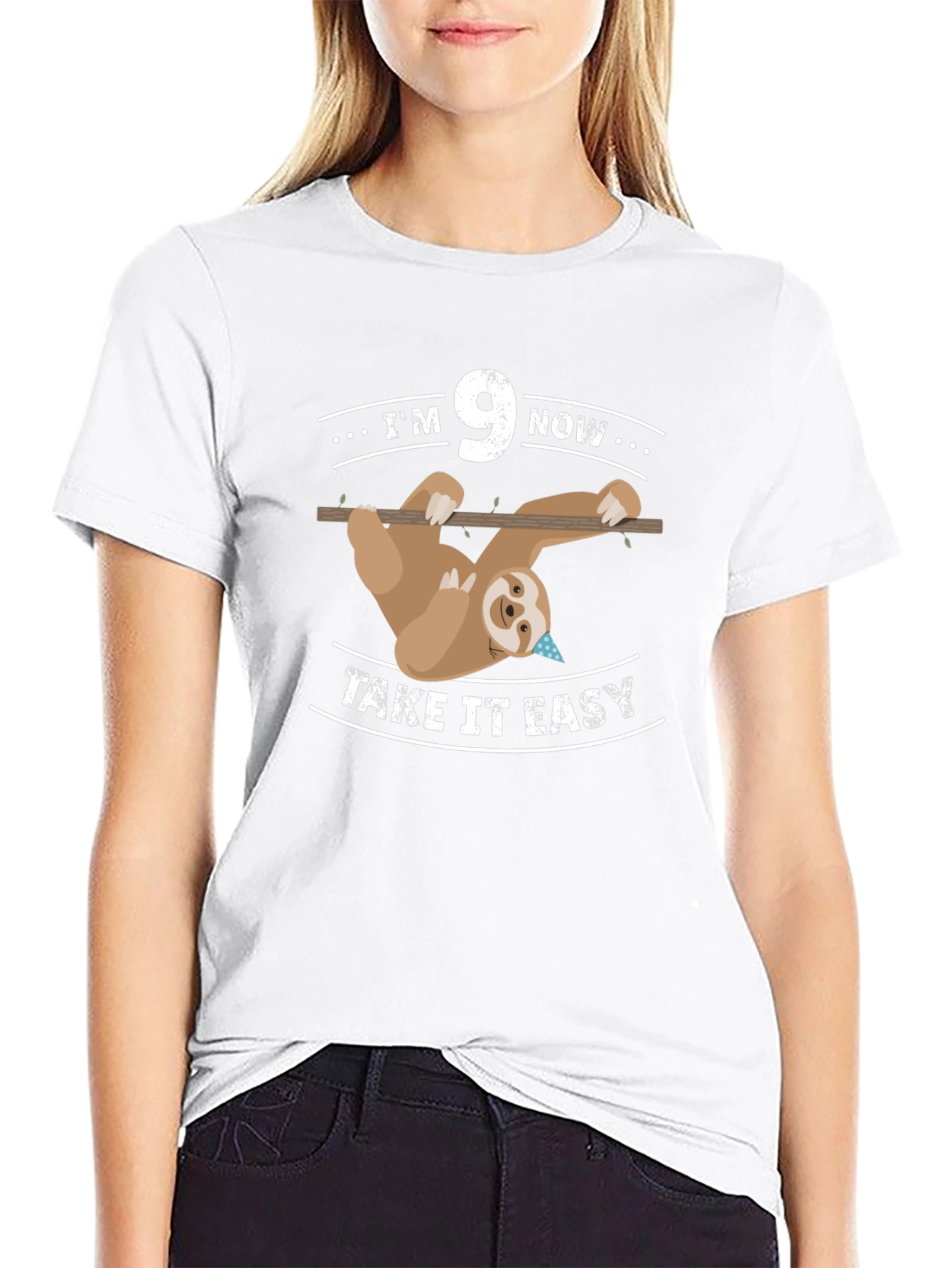 Im 9 Now Sloth Birthday T-Shirt
