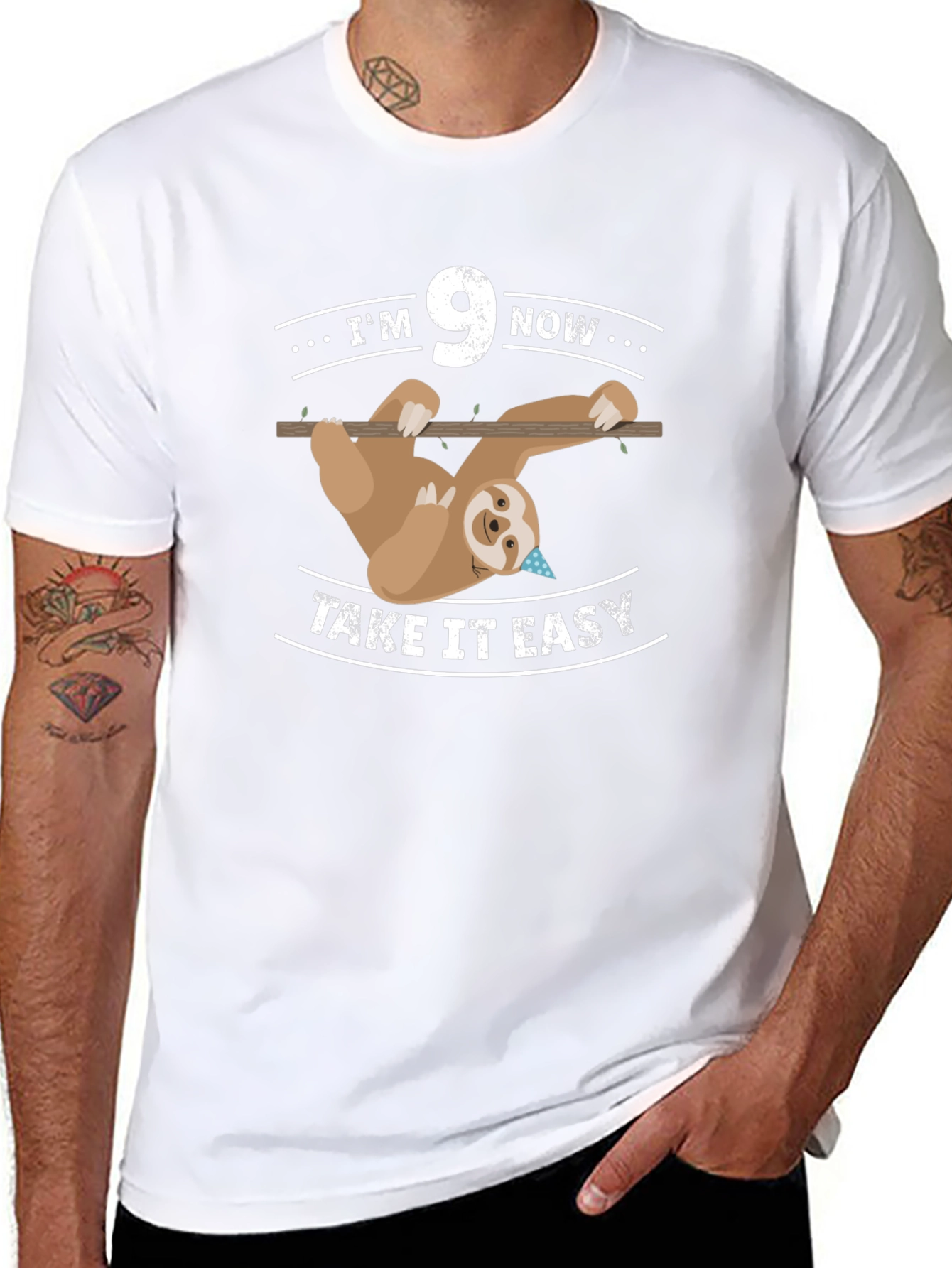 Im 9 Now Sloth Birthday T-Shirt