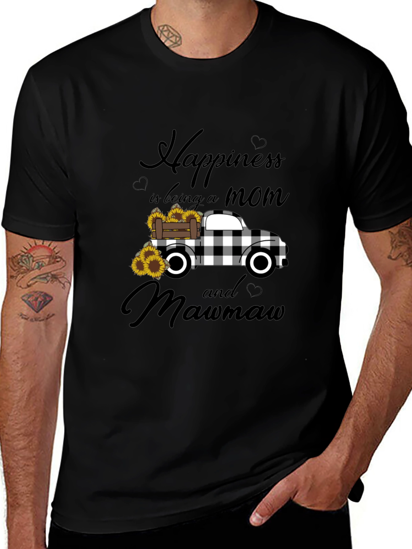 Happiness is Being a Mom and Mawmaw T-Shirt