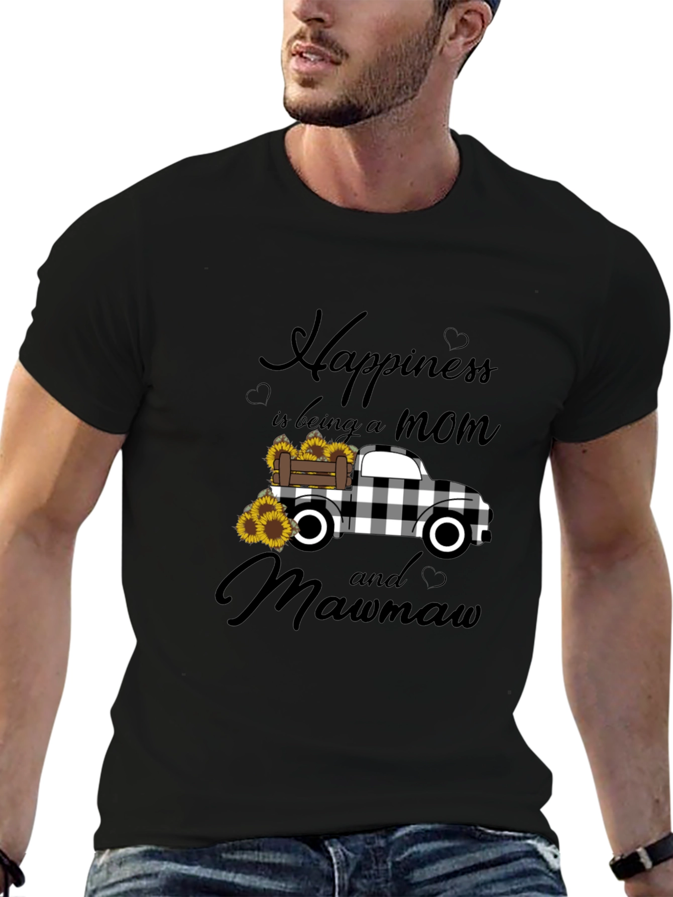 Happiness is Being a Mom and Mawmaw T-Shirt
