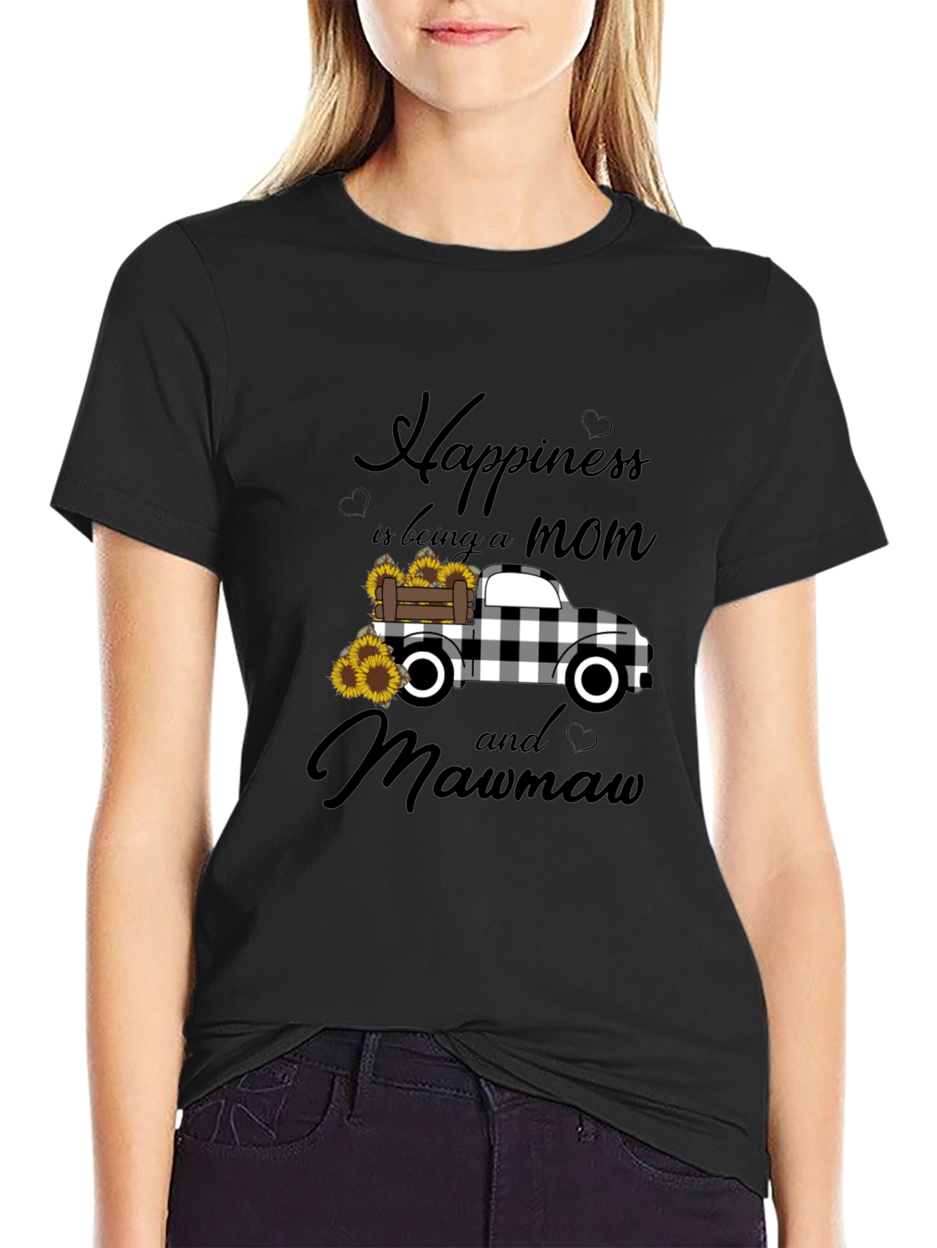 Happiness is Being a Mom and Mawmaw T-Shirt