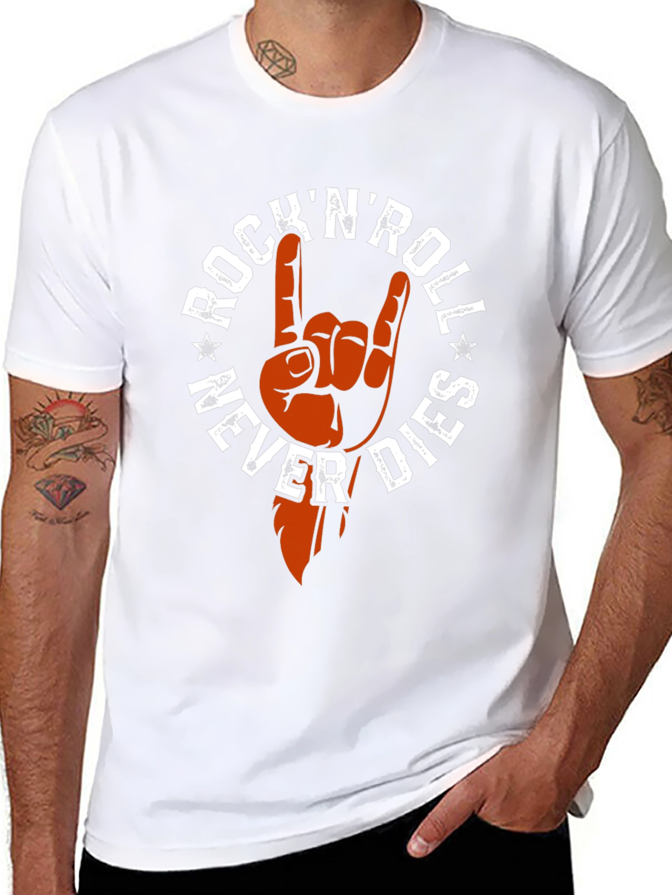 Rock N Roll Never Dies Graphic Tee
