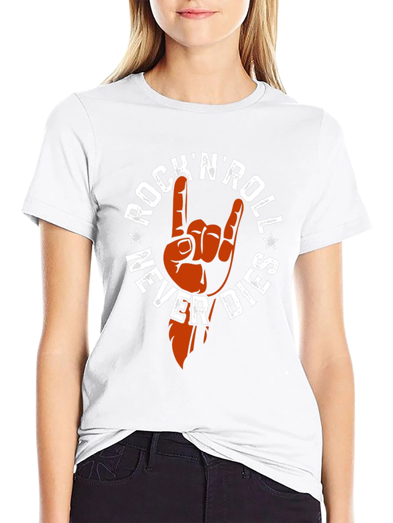 Rock N Roll Never Dies Graphic Tee