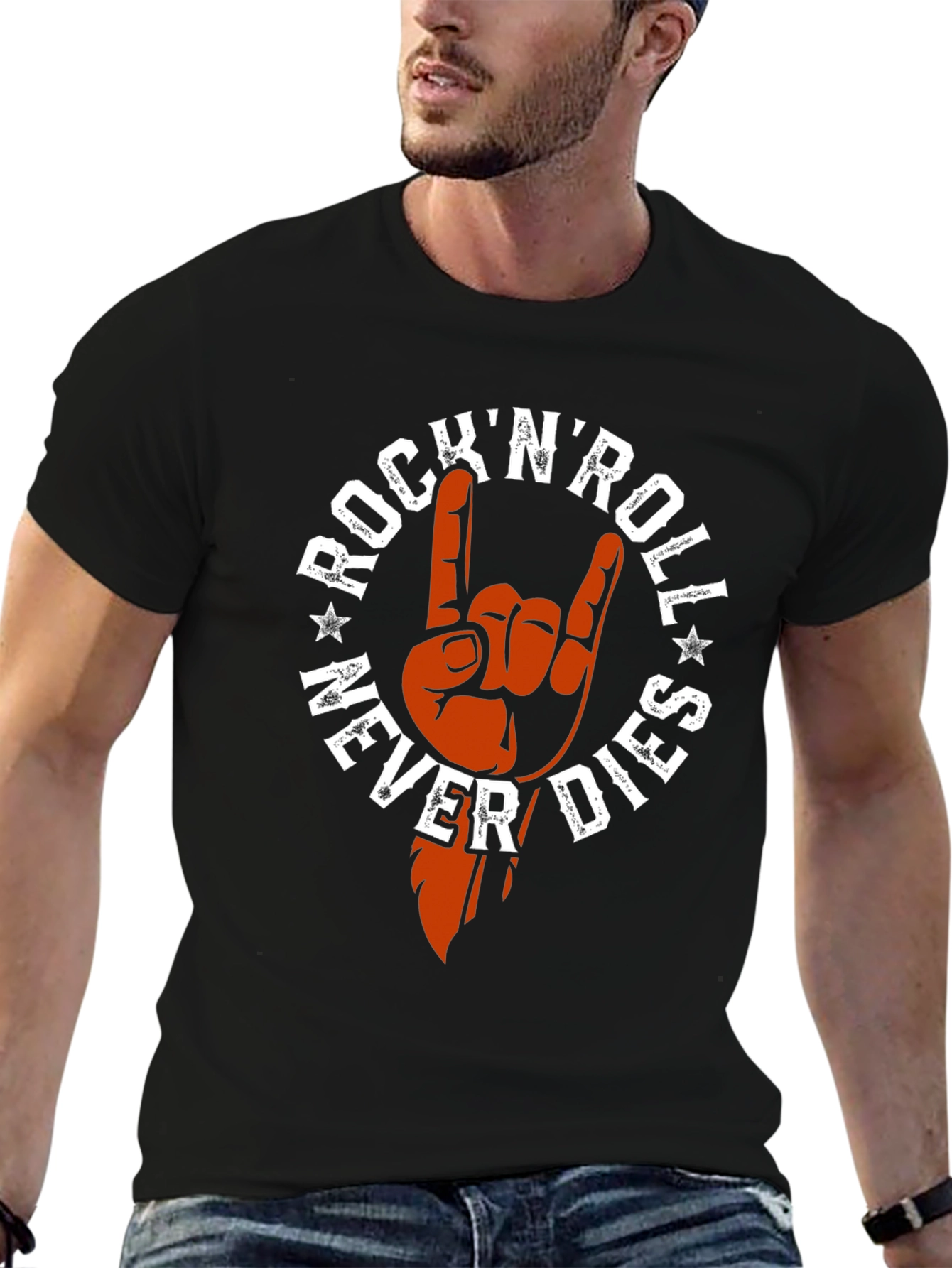 Rock N Roll Never Dies Graphic Tee
